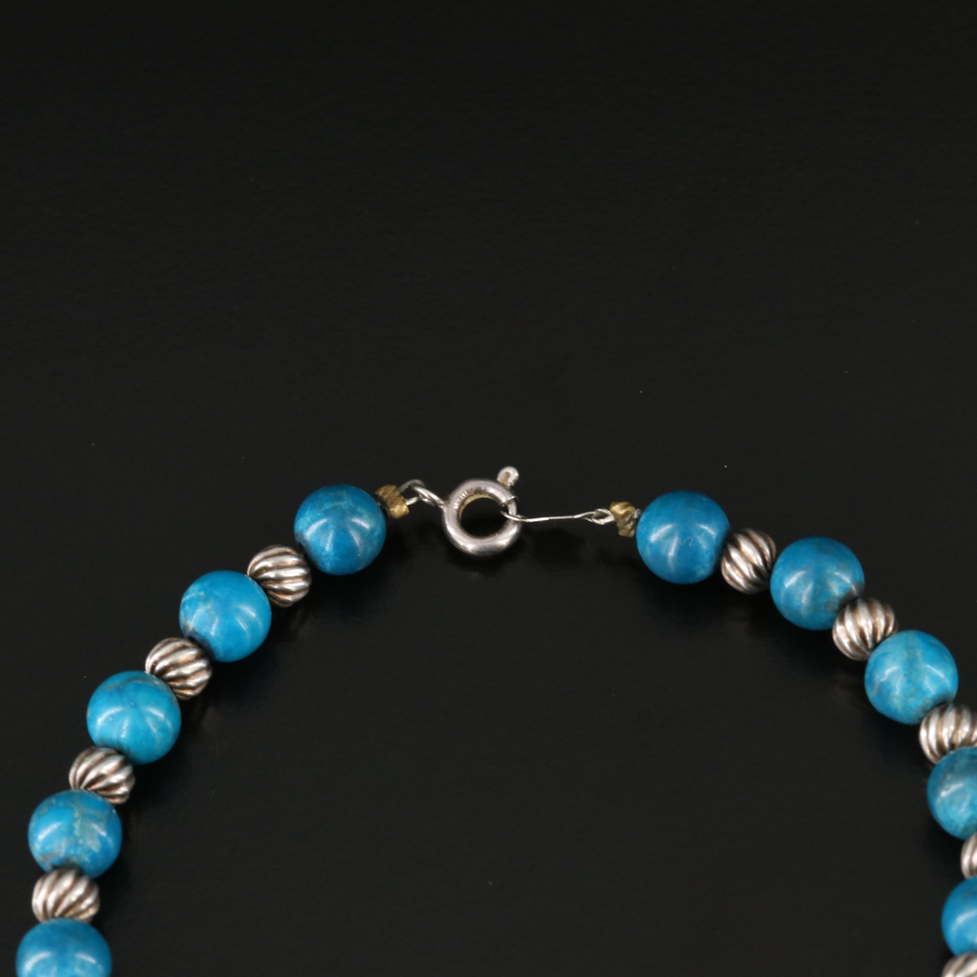 Sterling Magnesite Bracelet