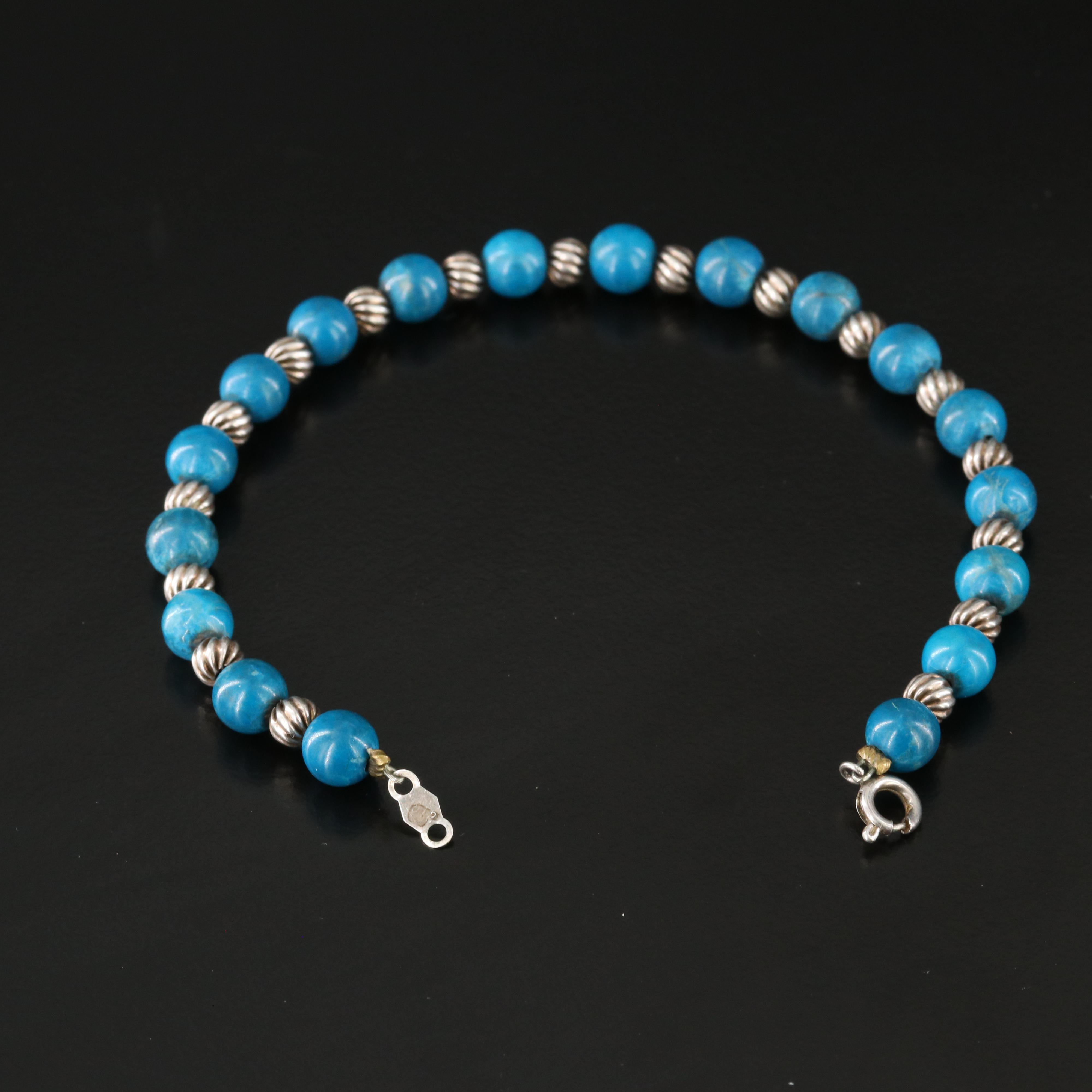 Sterling Magnesite Bracelet