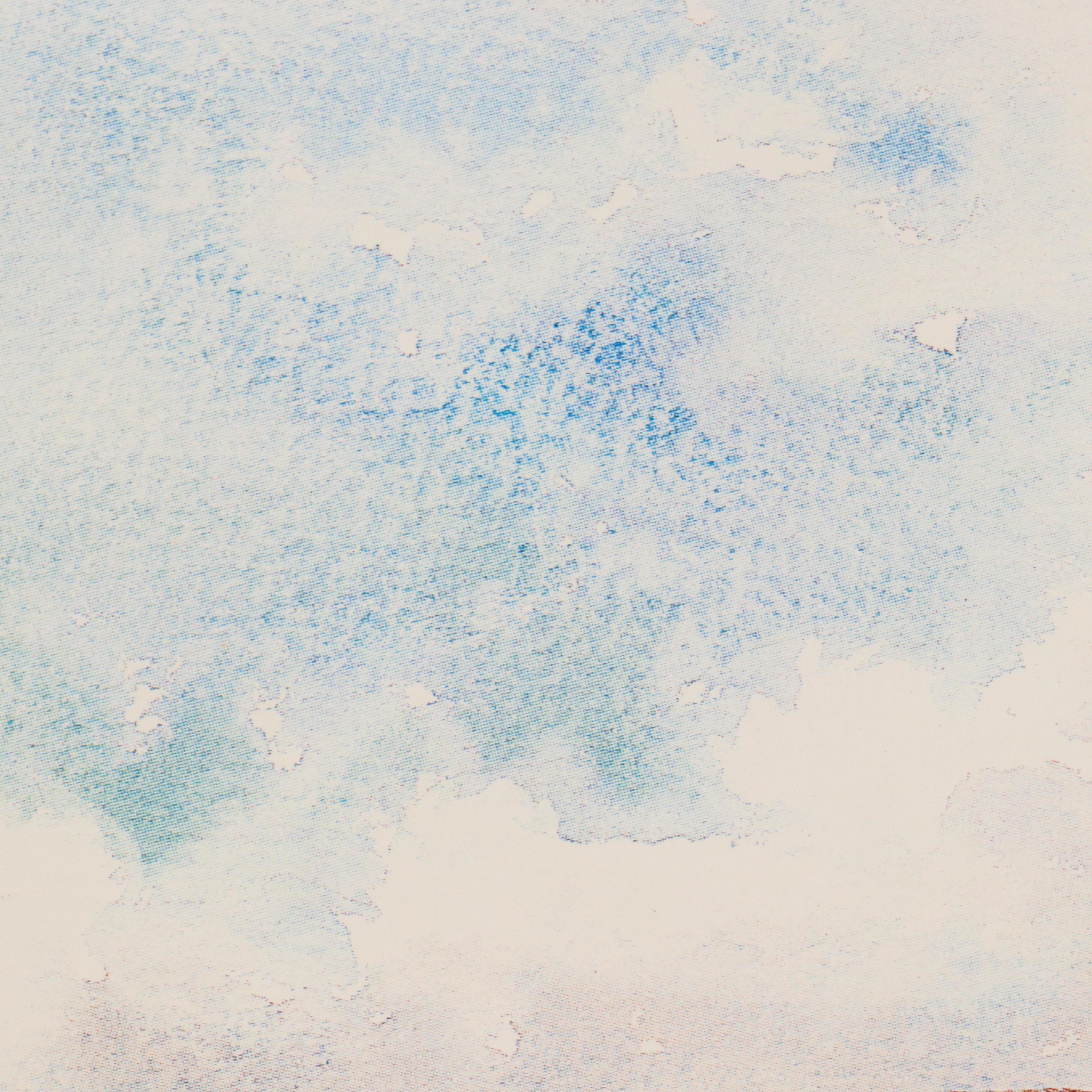 Paul Kershaw Engraving "Alt Dearg" and Jane Glue Offset Lithograph, Late 20th C.