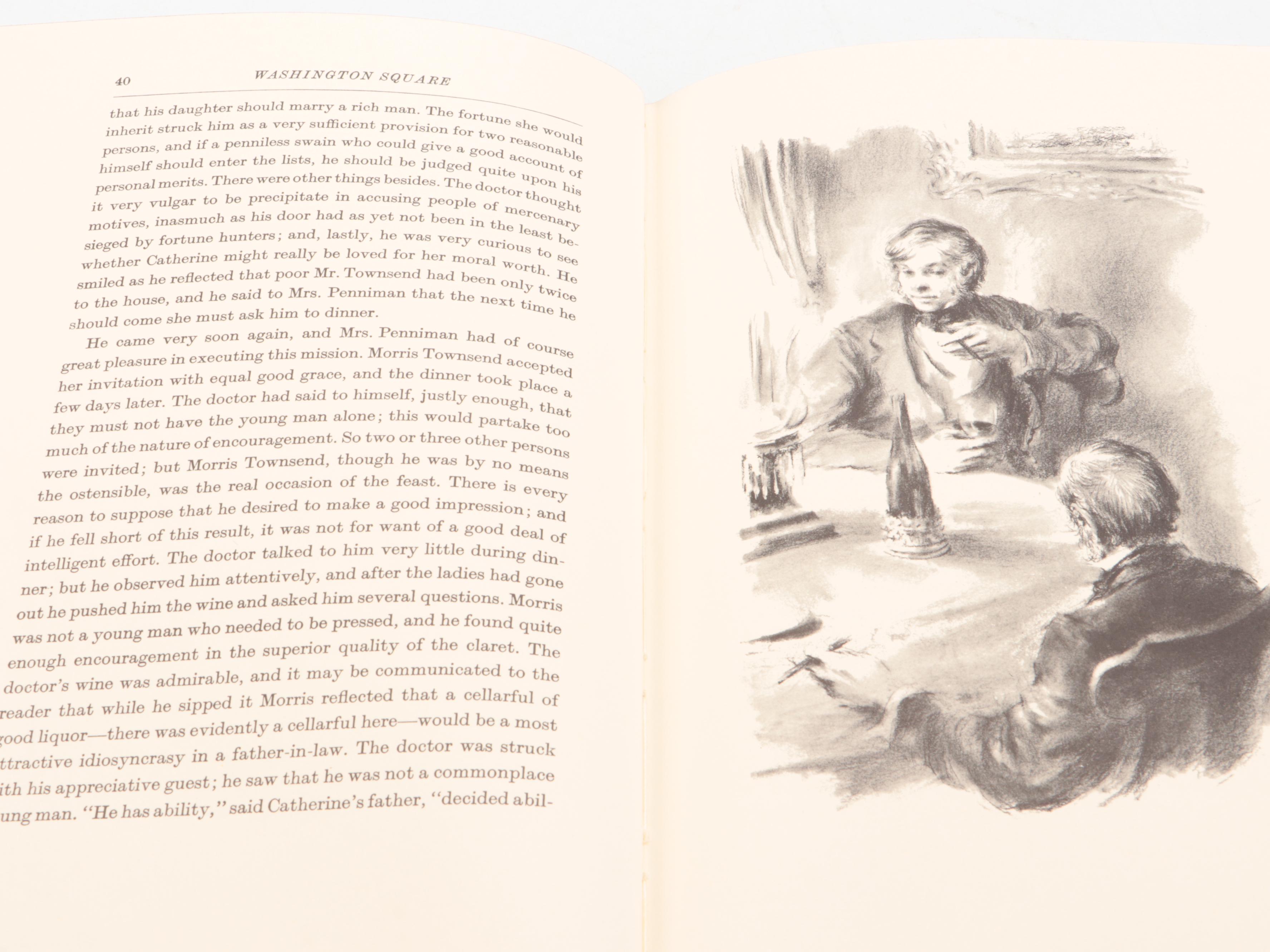 Heritage Press "Washington Square" by Henry James and More Literary Classics