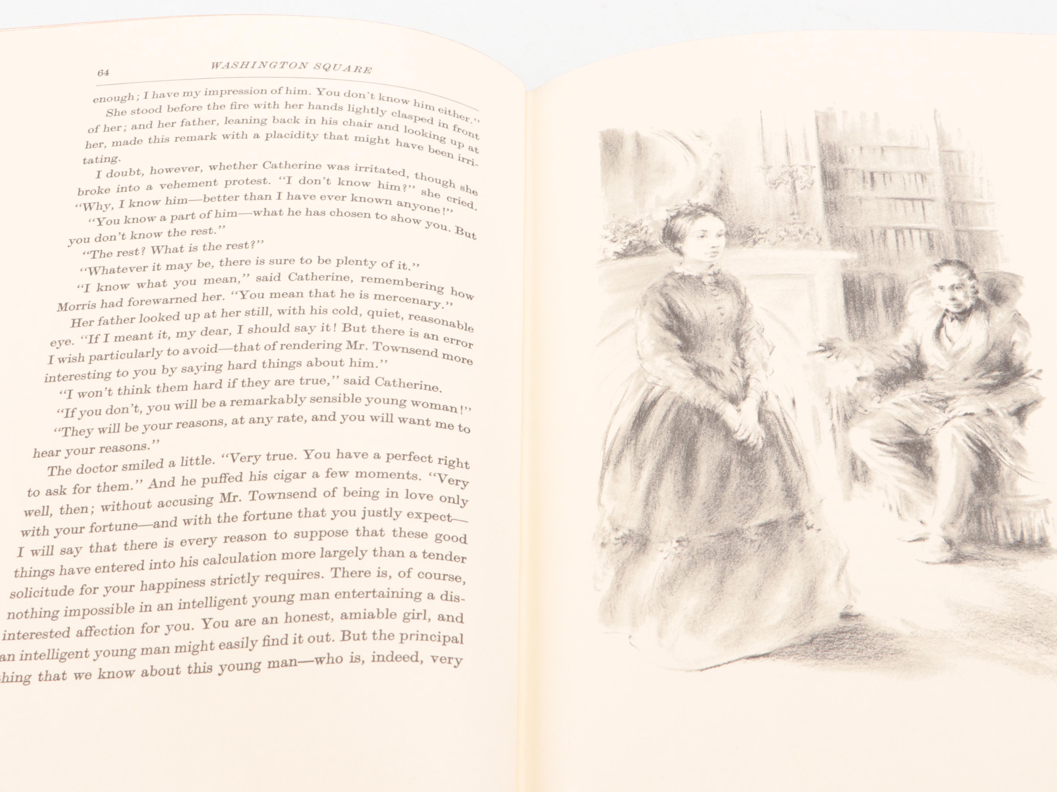 Heritage Press "Washington Square" by Henry James and More Literary Classics