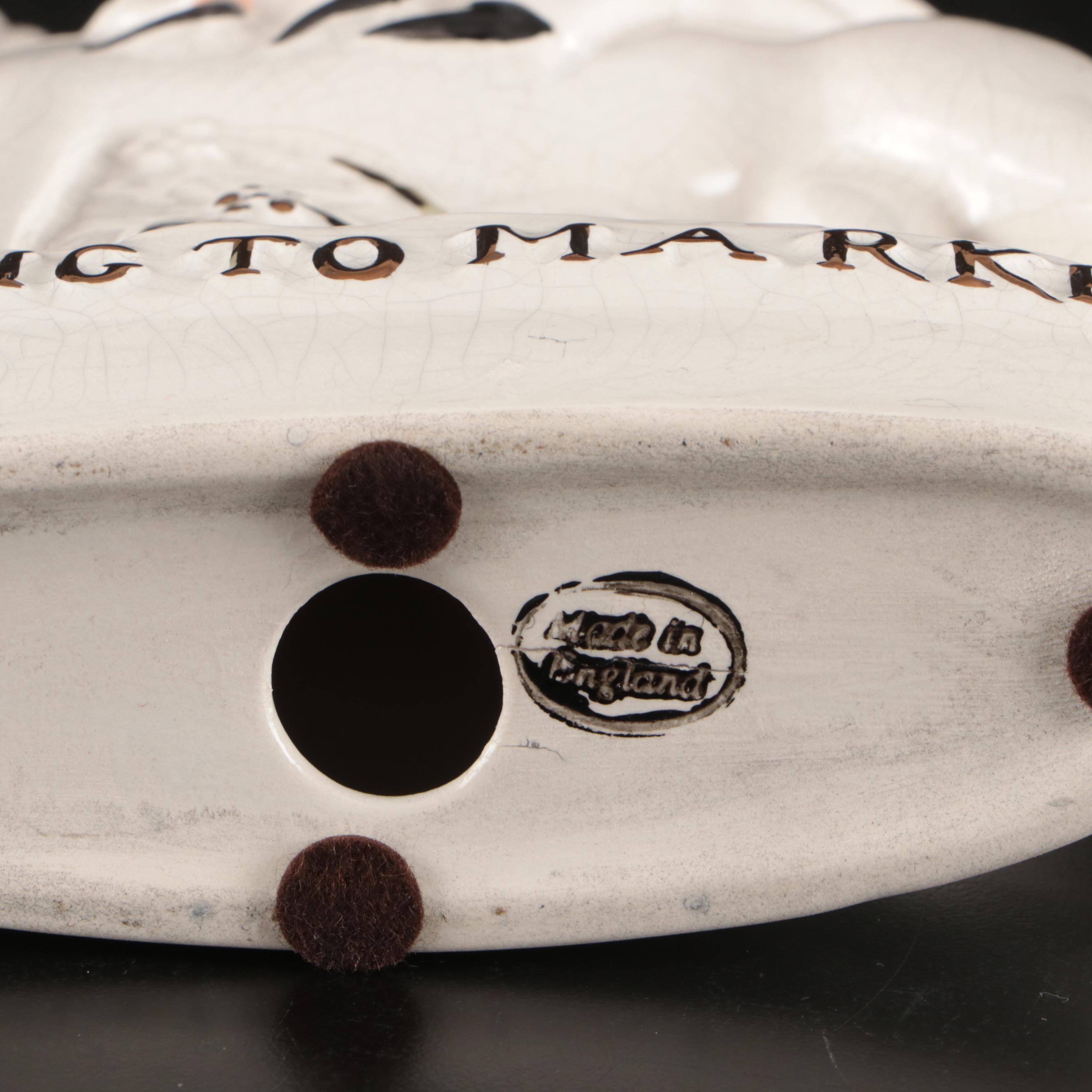 English Staffordshire "Going to Market" and "Returning Home" Figurines