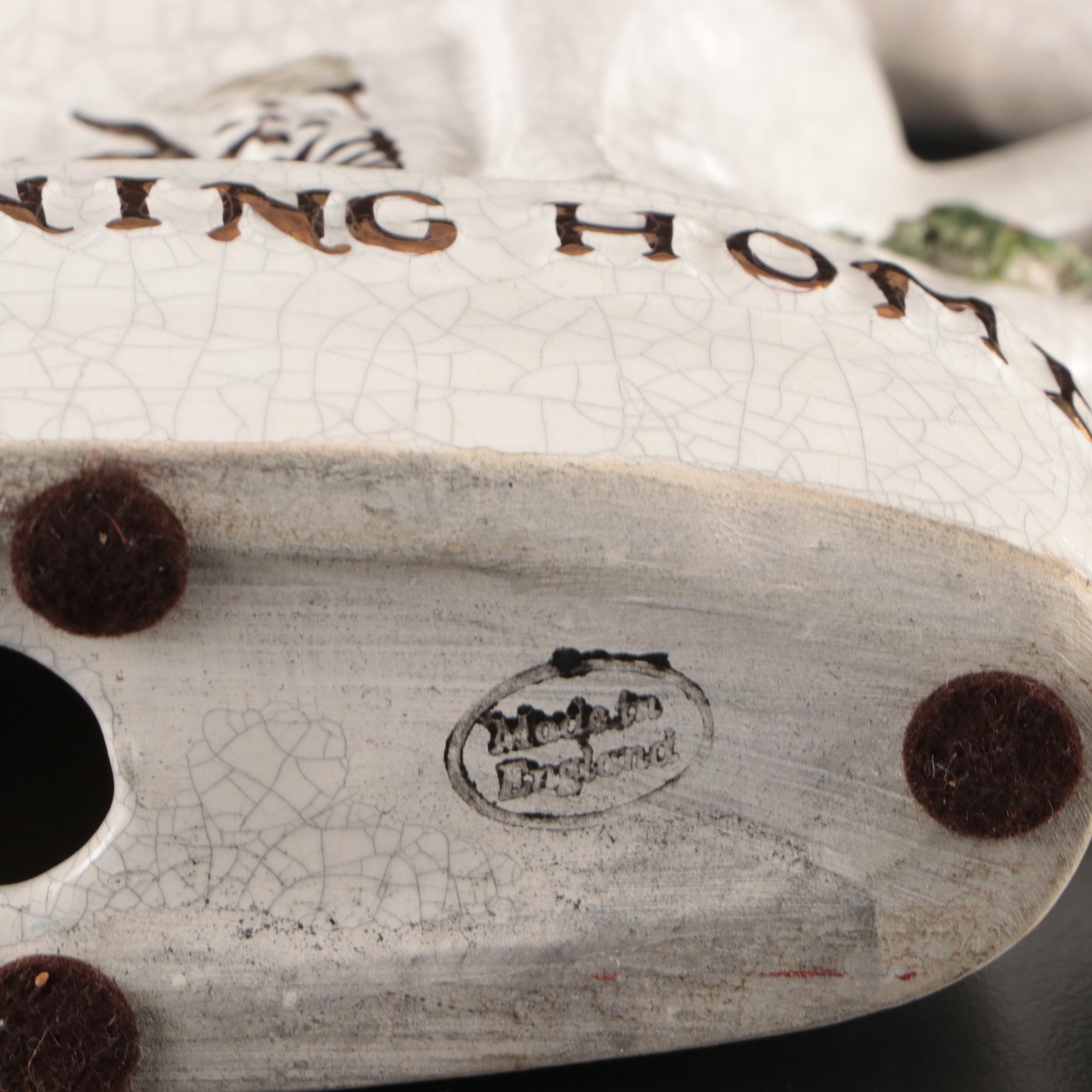 English Staffordshire "Going to Market" and "Returning Home" Figurines