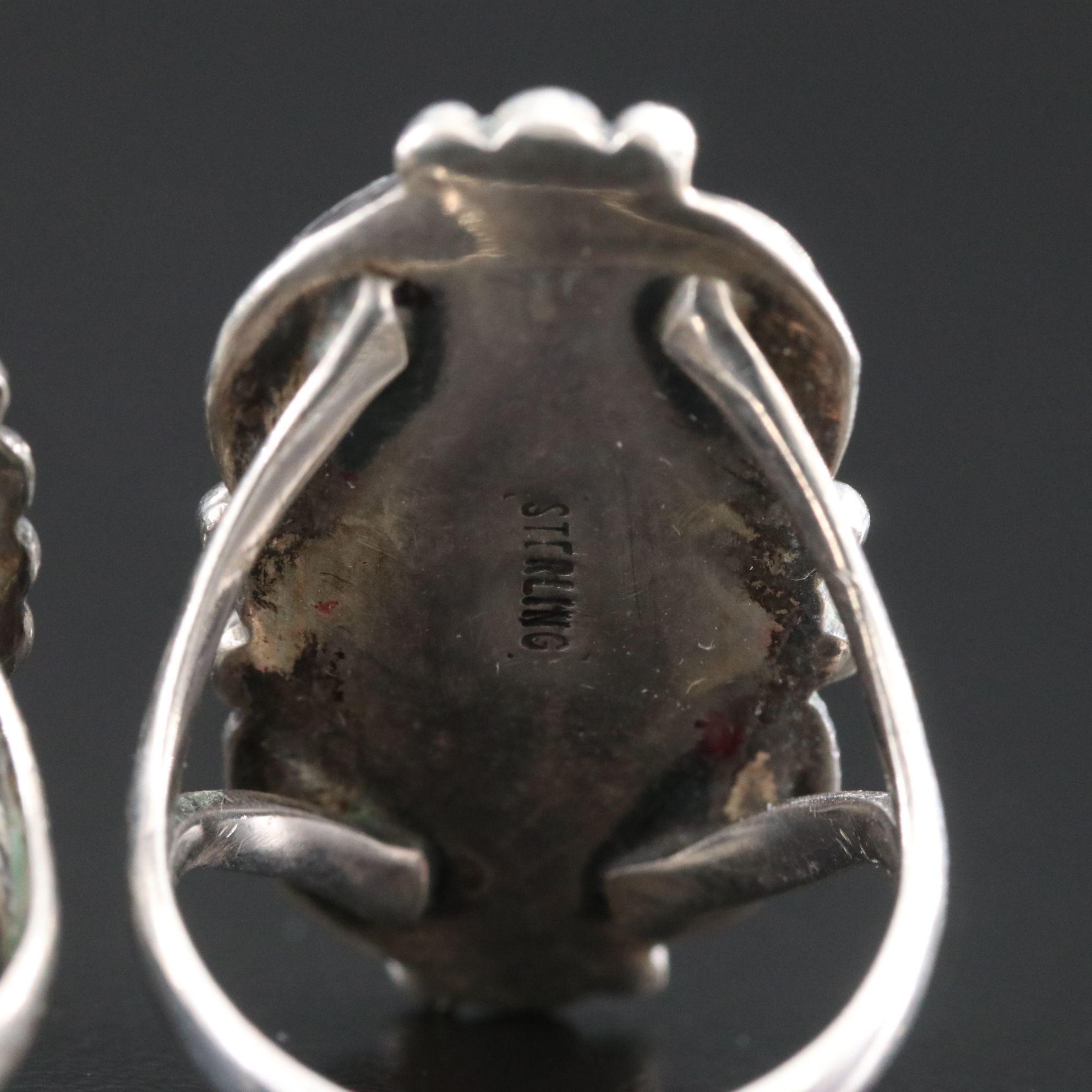 Southwestern Sterling, Turquoise, Coral and Mother-of-Pearl Ring Collection