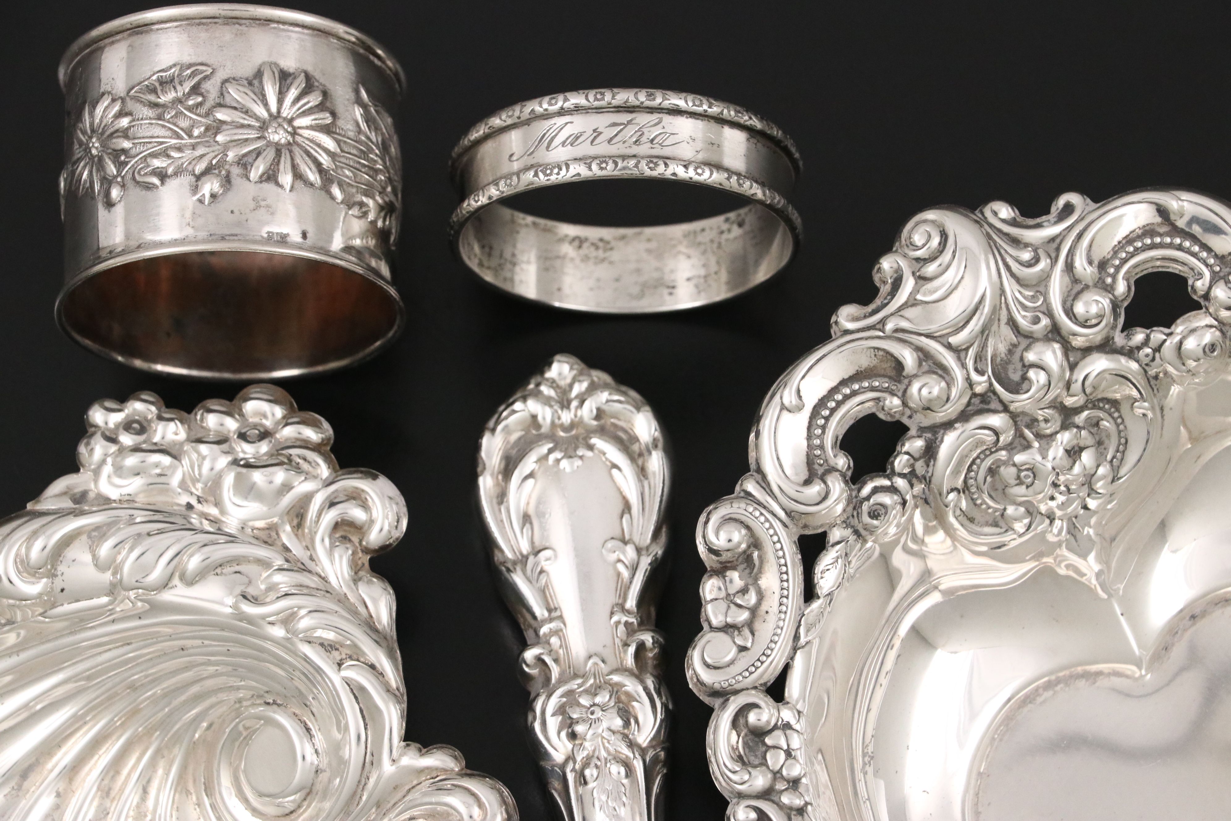 Gorham Sterling Compote, Lunt Sterling Bowls, and More Sterling Table Décor
