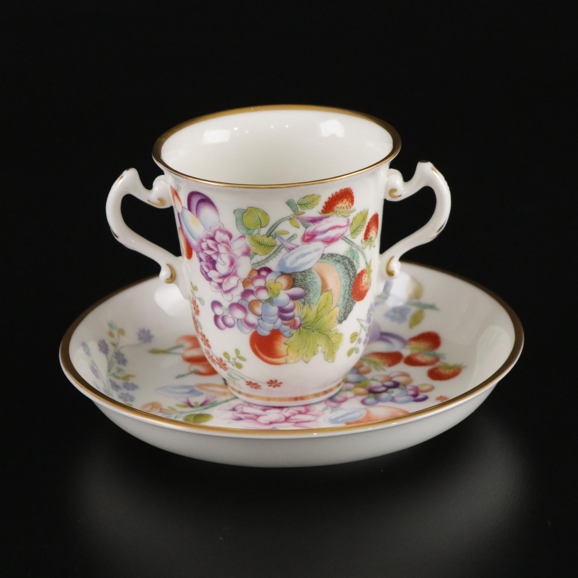 Lenox Smithsonian "Tucker" Pitcher & "Vienna" Teacup with "Serenade" Globe Vase