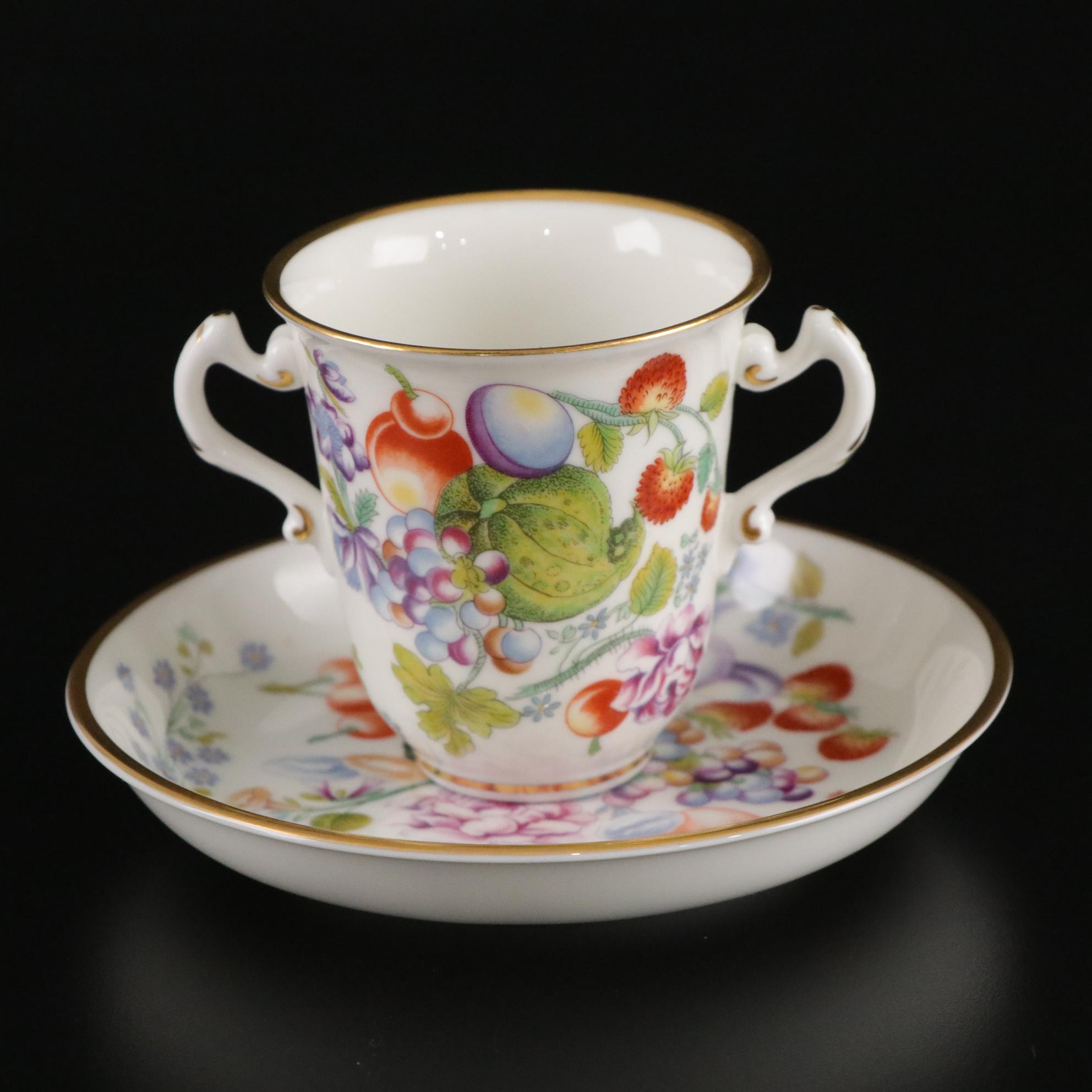 Lenox Smithsonian "Tucker" Pitcher & "Vienna" Teacup with "Serenade" Globe Vase