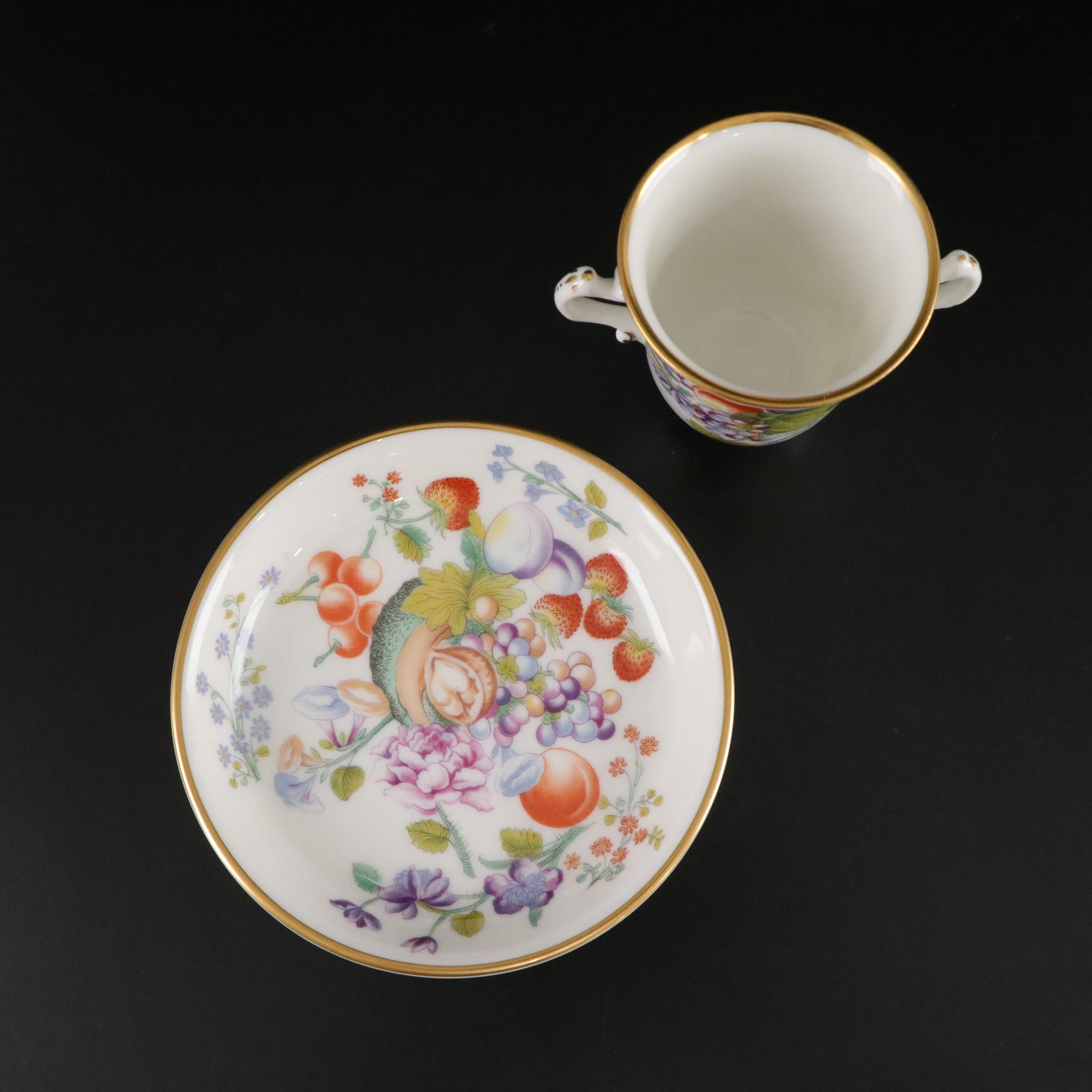 Lenox Smithsonian "Tucker" Pitcher & "Vienna" Teacup with "Serenade" Globe Vase