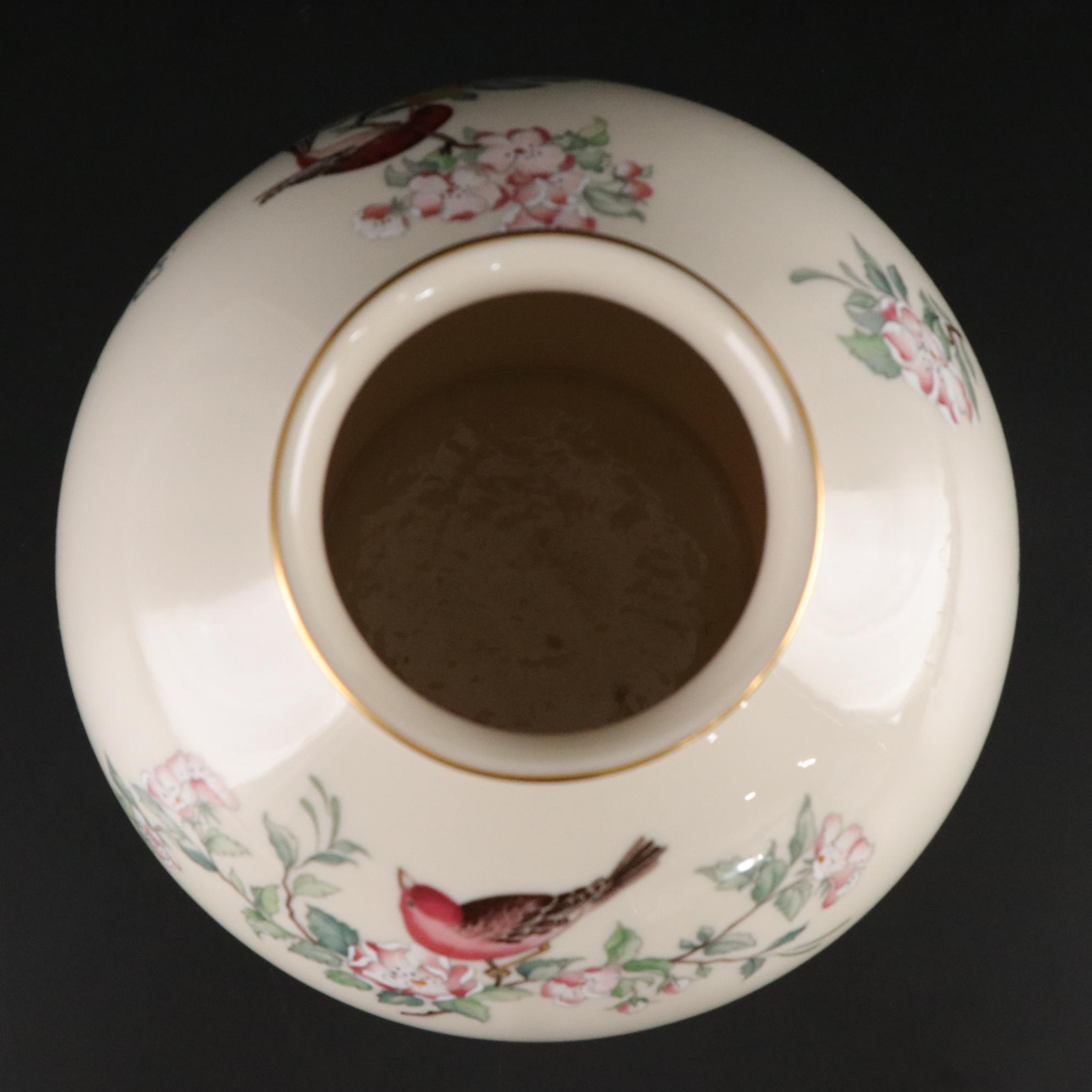 Lenox Smithsonian "Tucker" Pitcher & "Vienna" Teacup with "Serenade" Globe Vase