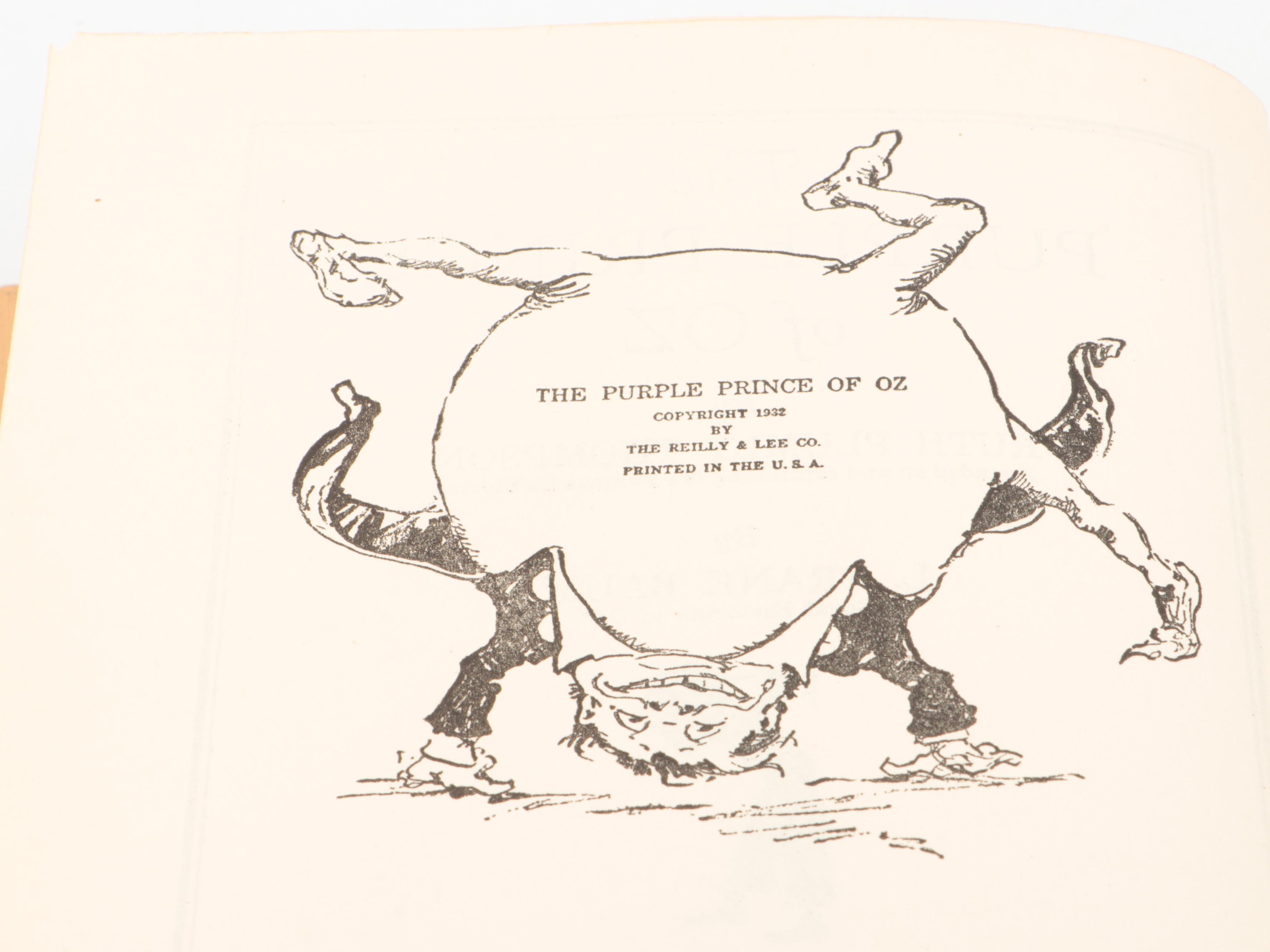 John R. Neill Illustrated "The Purple Prince of Oz" by Ruth Plumly Thompson