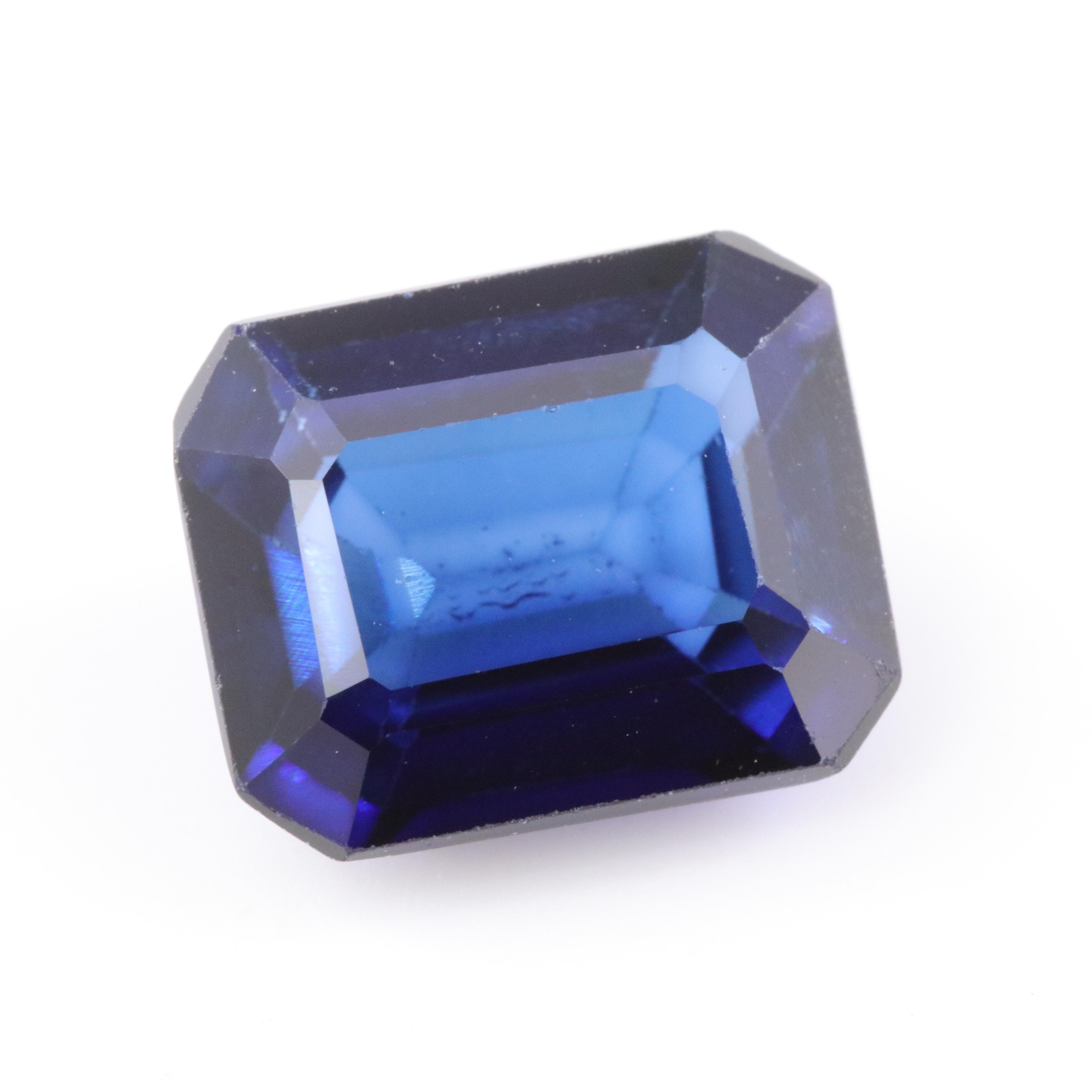 Loose 4.00 CT Lab Grown Sapphire