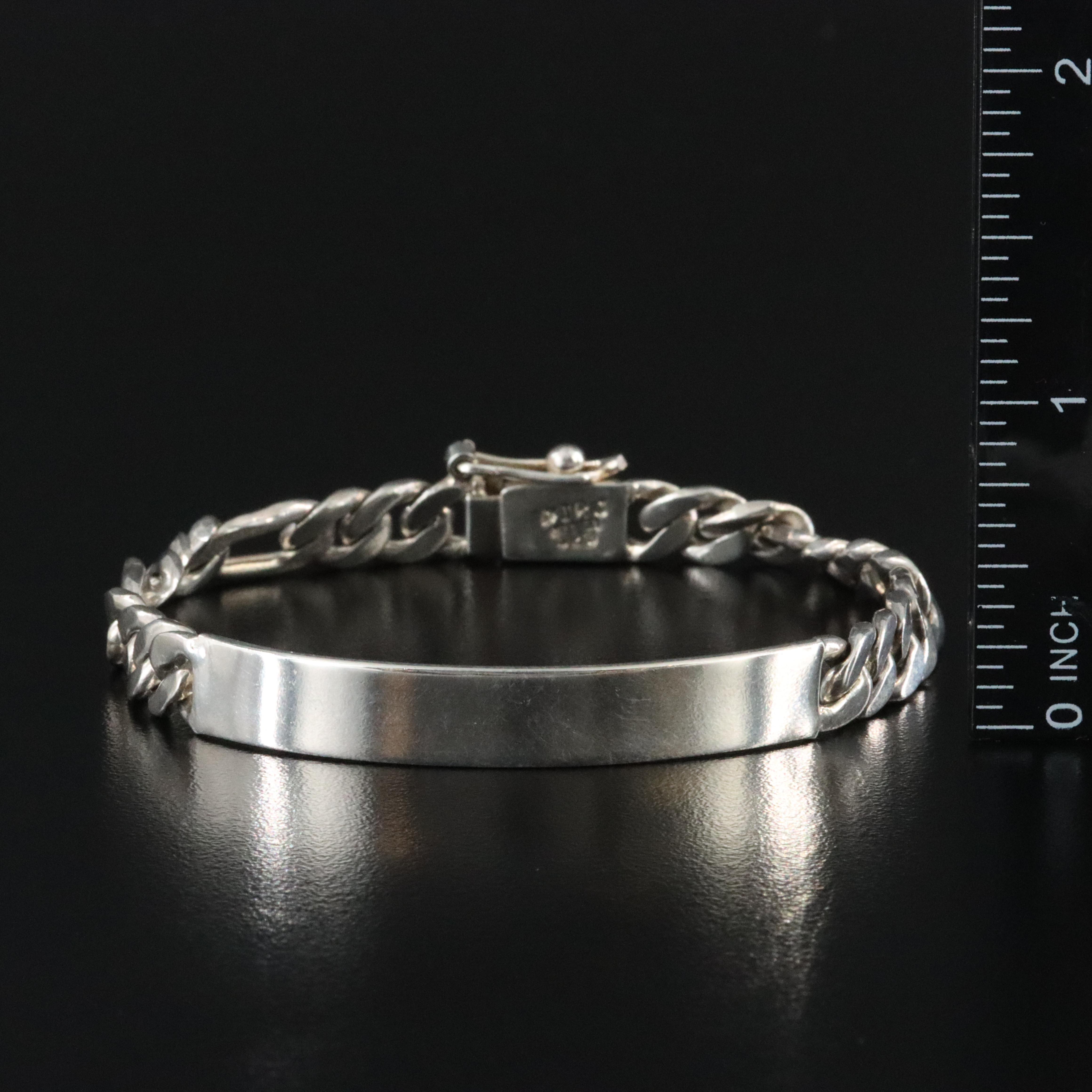 Sterling ID Bracelet