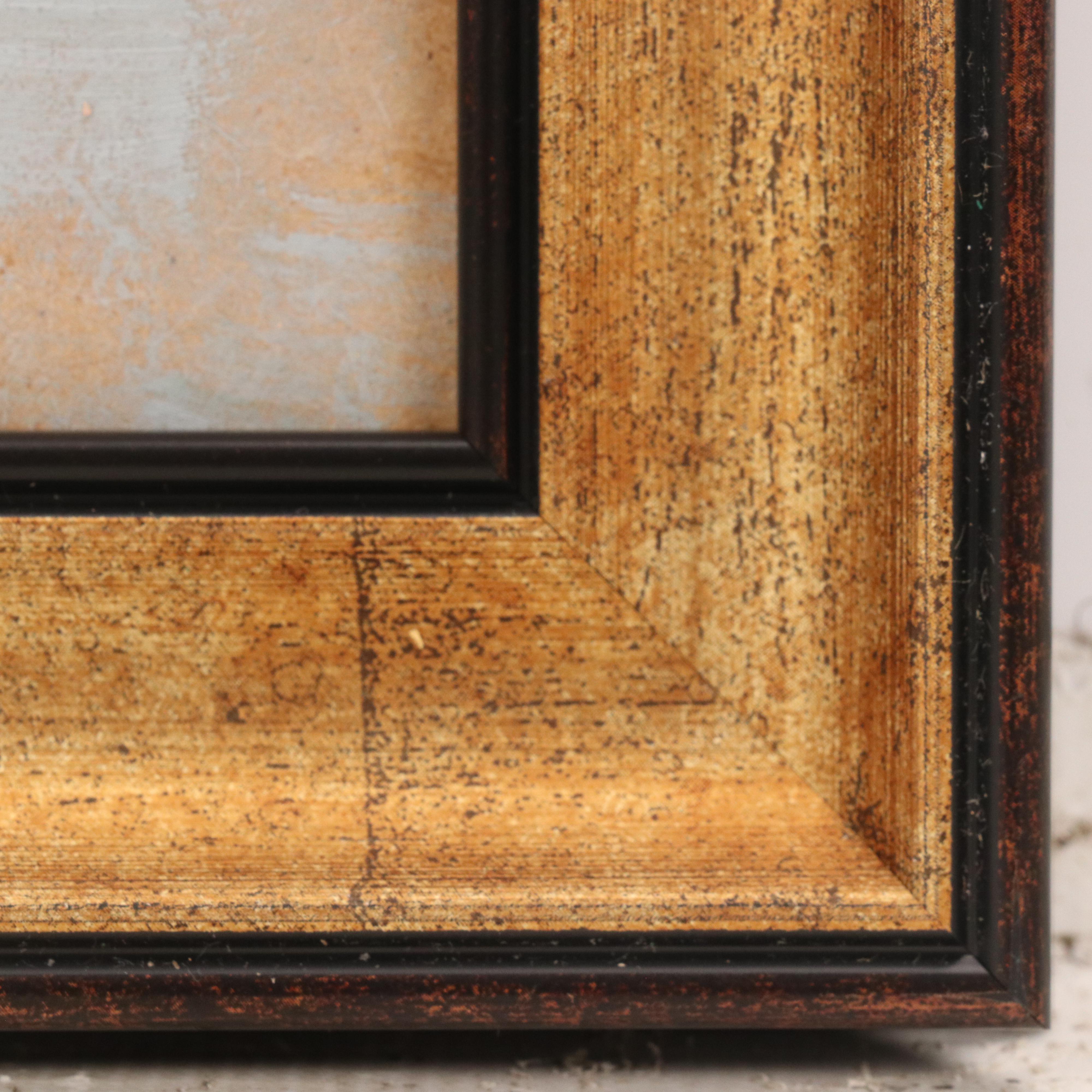 Natalia Demenko Still Life Oil Painting of Stacked Teacups, 21st Century