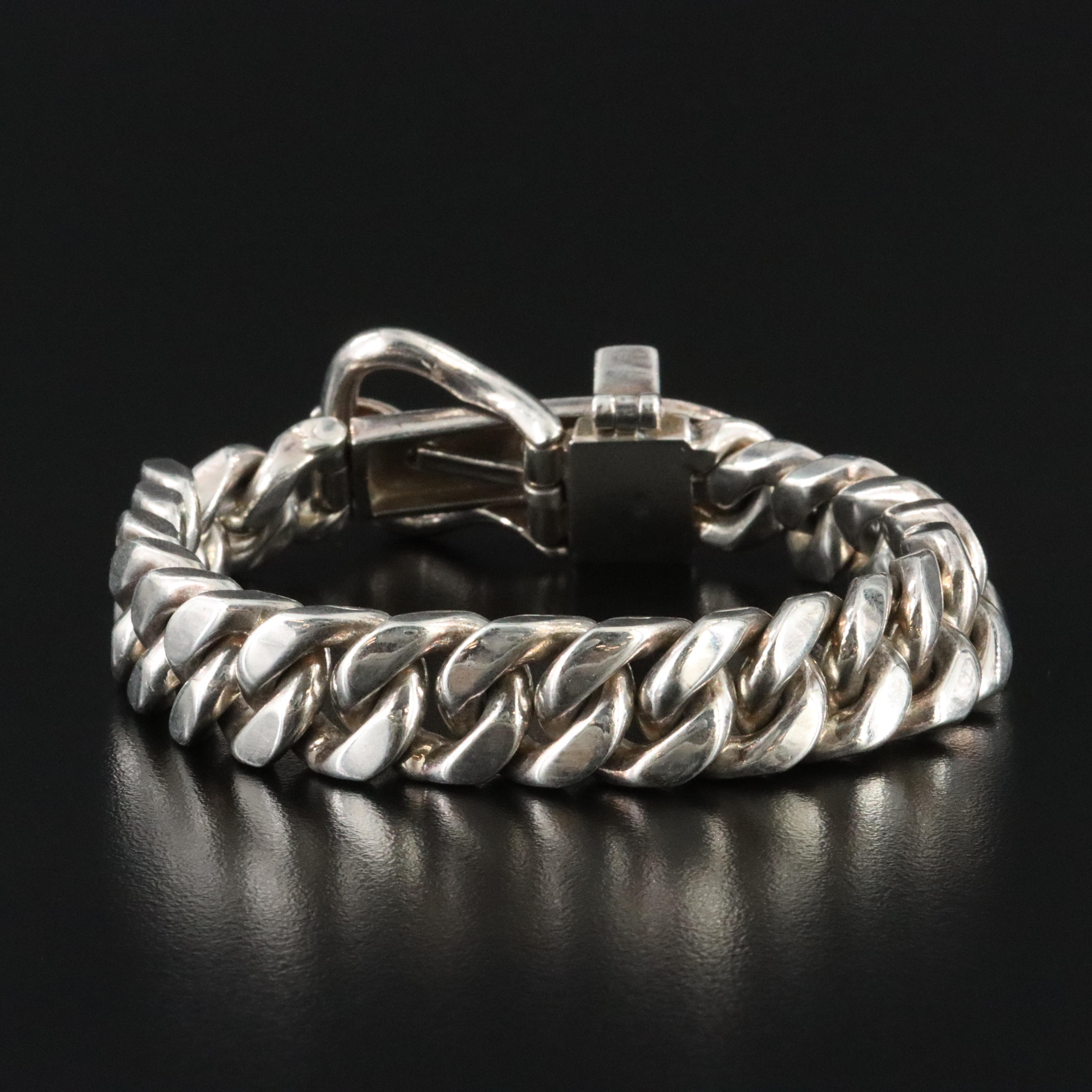 Sterling Buckle Bracelet