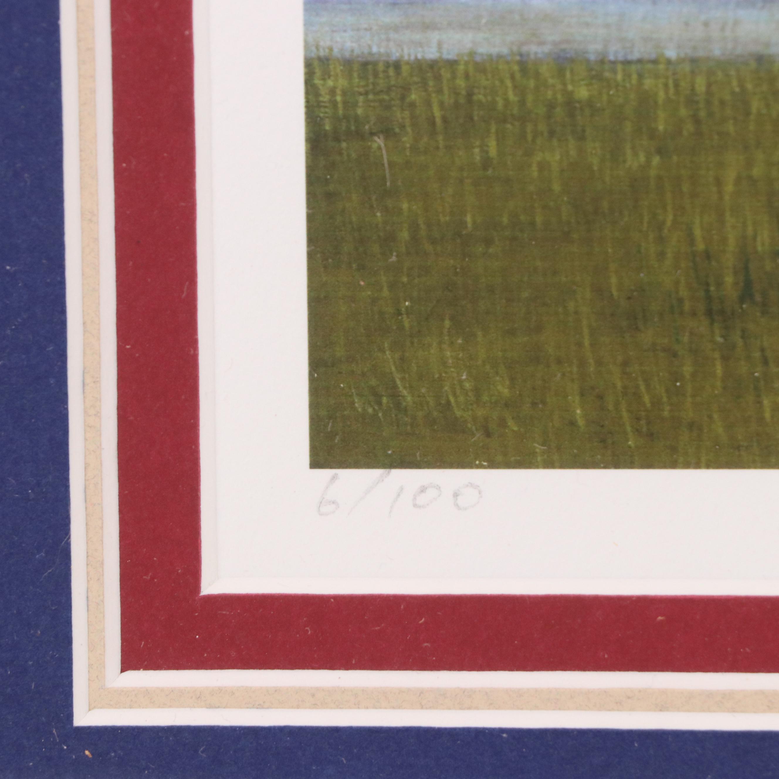 Brian Kershisnik Digital Print "Woman with Infant Flying," 2007