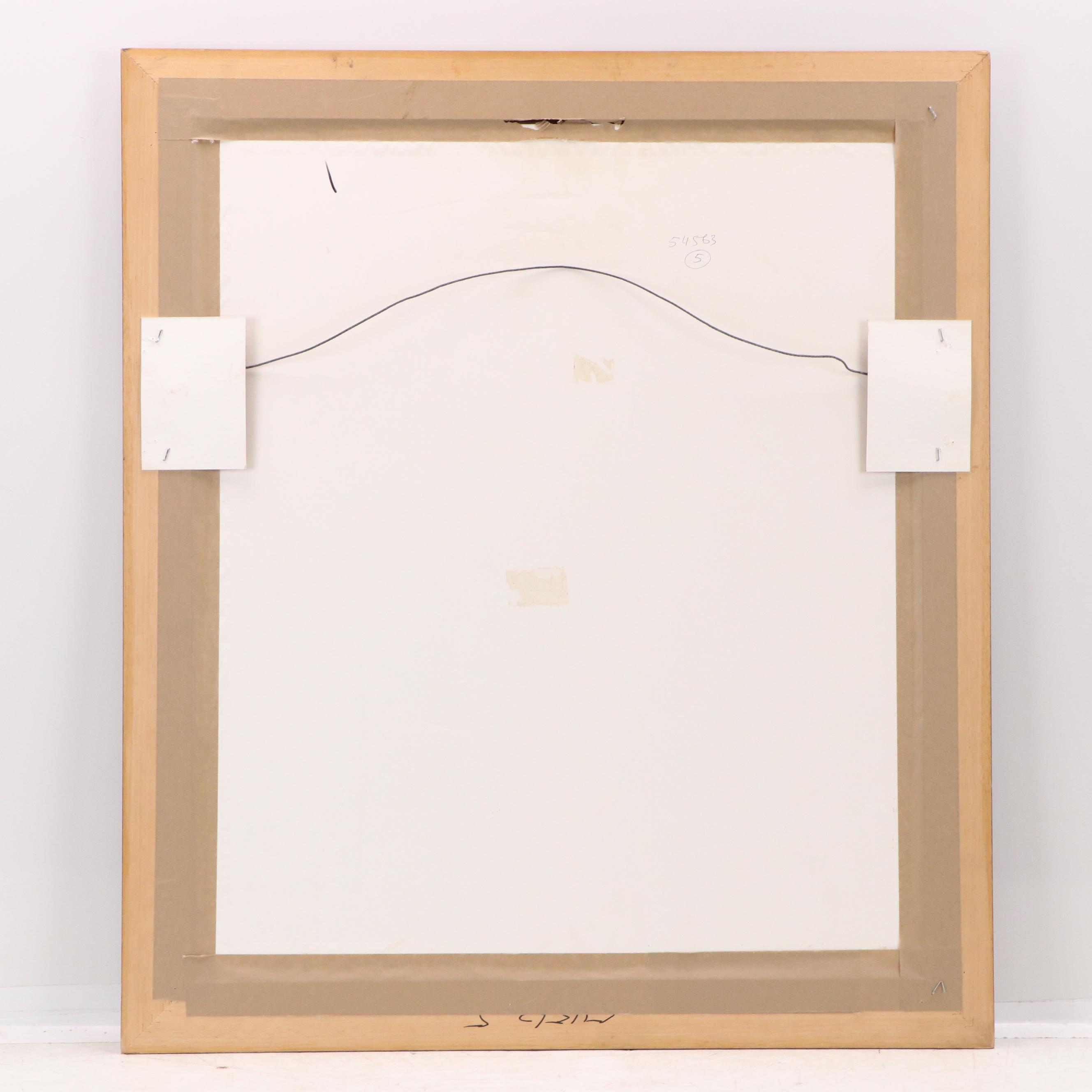 Brian Kershisnik Digital Print "Woman with Infant Flying," 2007