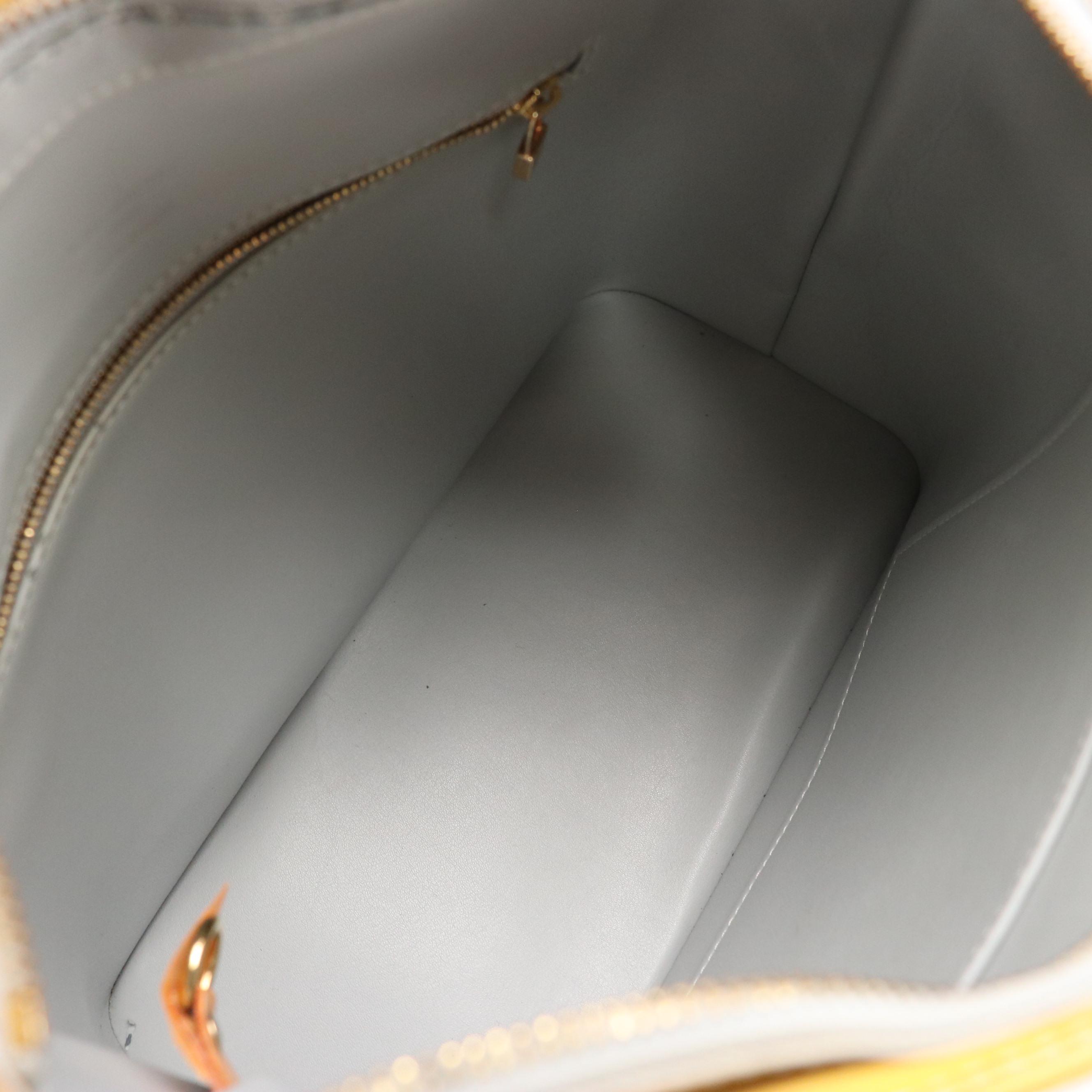 Louis Vuitton Houston Shoulder Bag in Yellow Monogram Vernis Leather