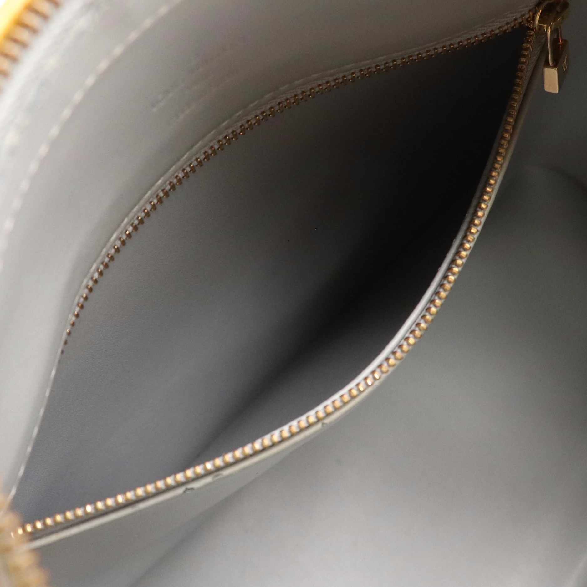 Louis Vuitton Houston Shoulder Bag in Yellow Monogram Vernis Leather