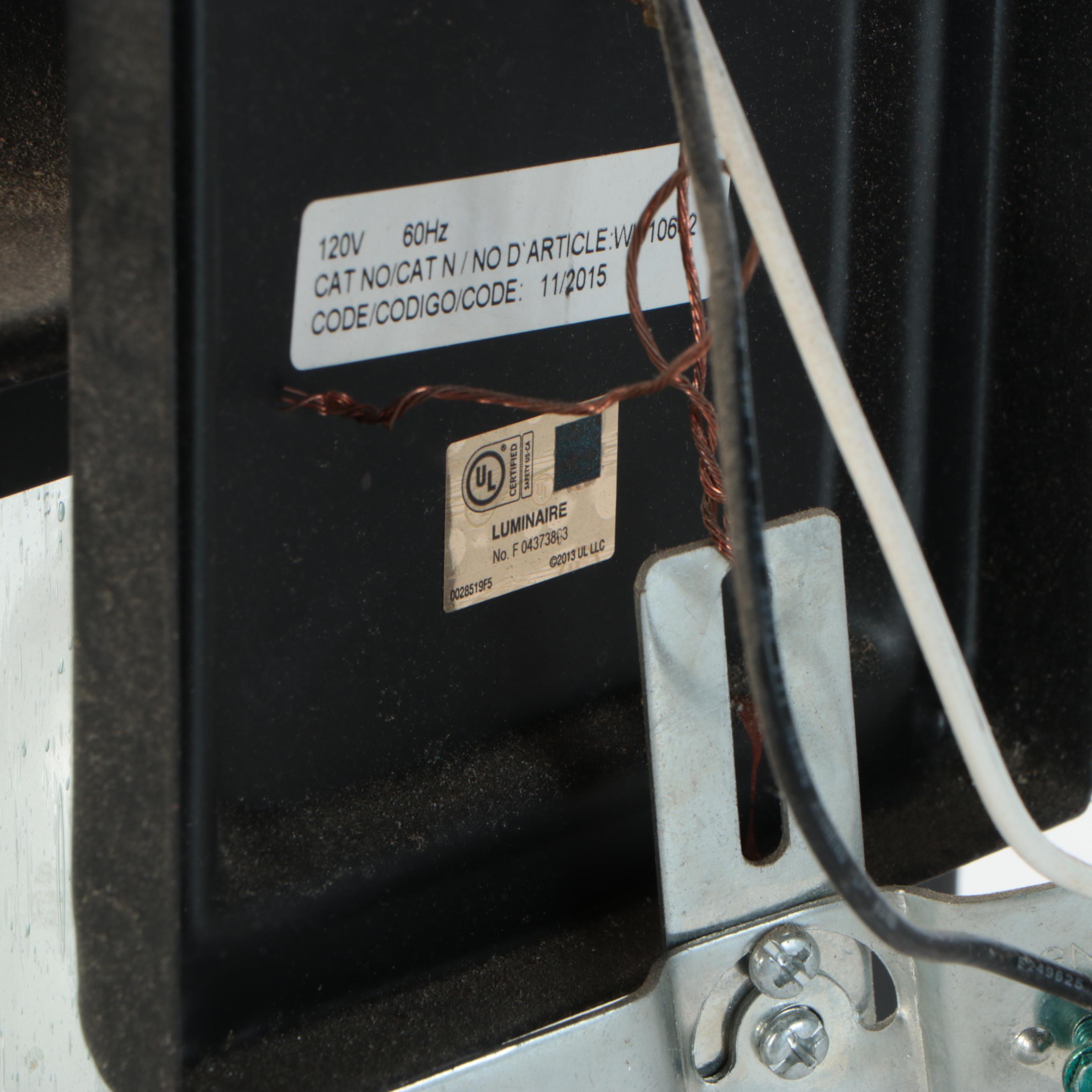 Contemporary Matte Black and Seed Glass Wall Mount Lantern, 2015