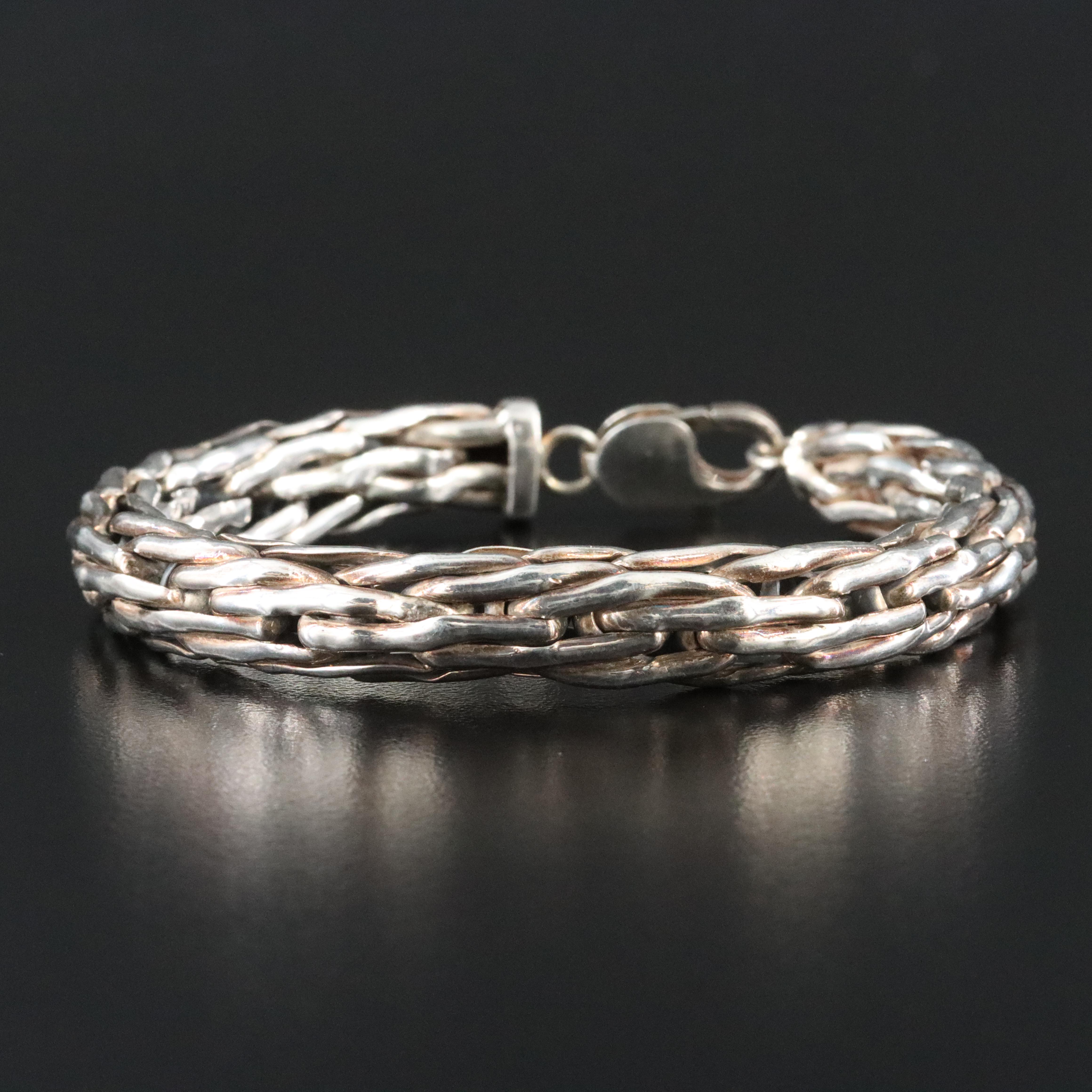 Sterling Espiga Chain Bracelet