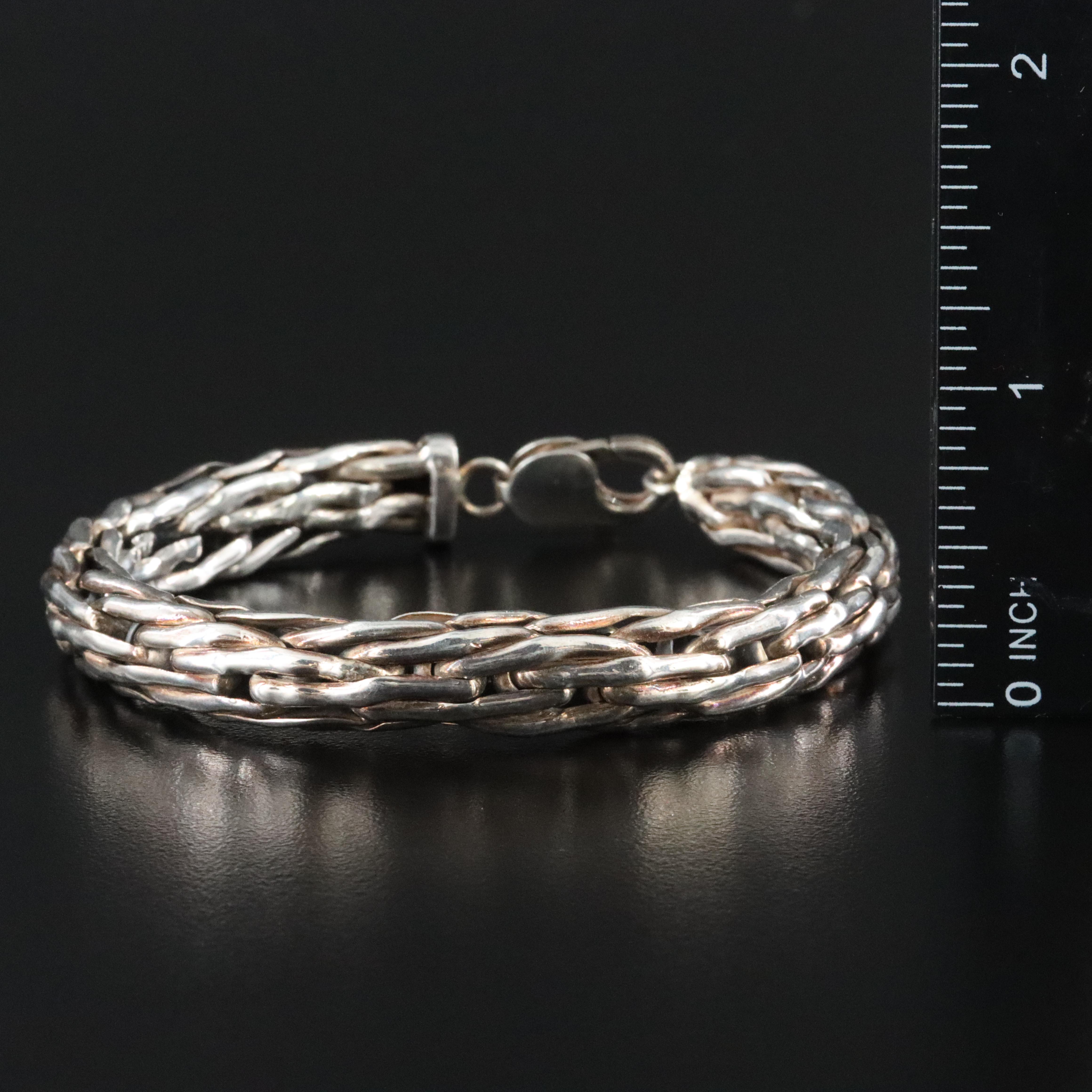 Sterling Espiga Chain Bracelet