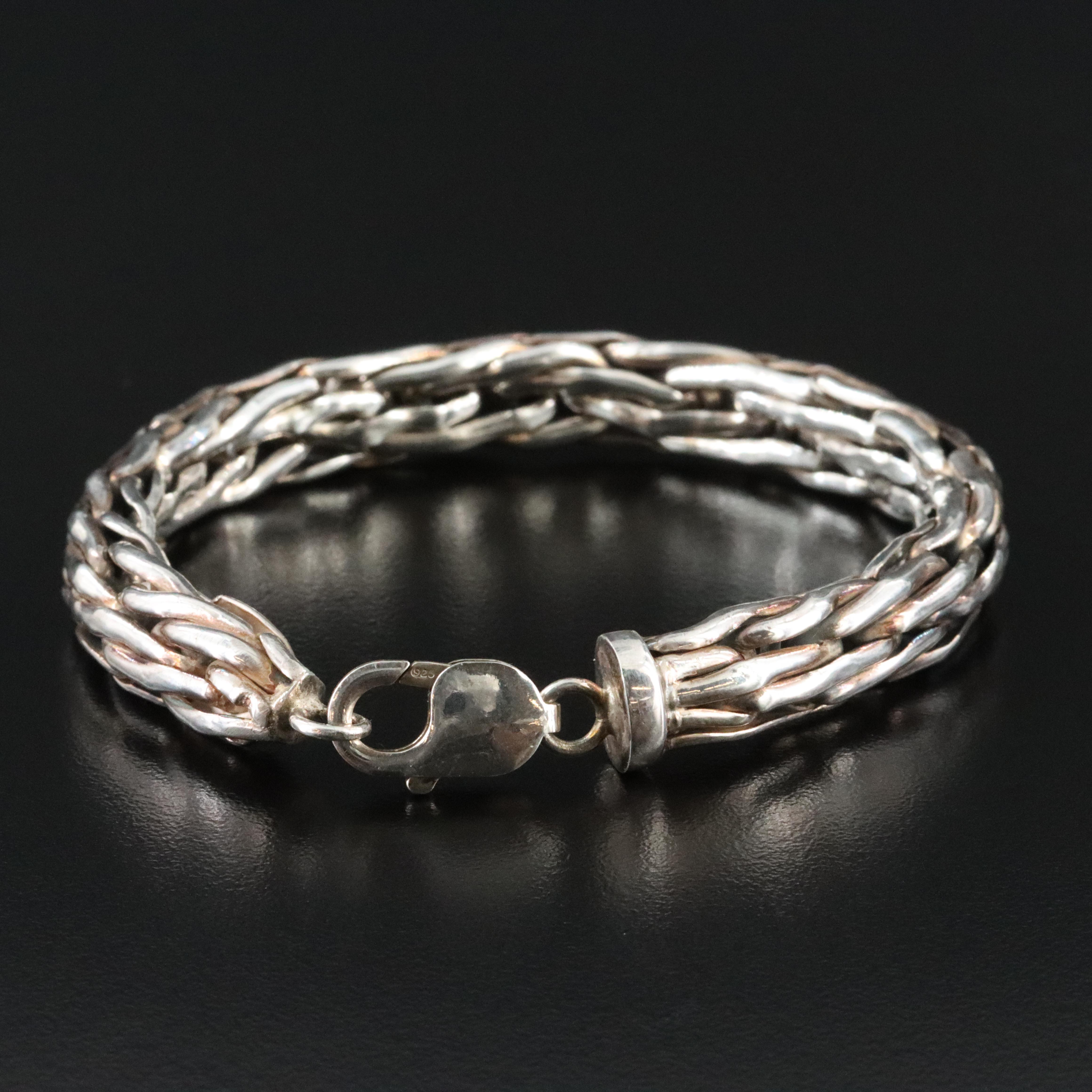 Sterling Espiga Chain Bracelet