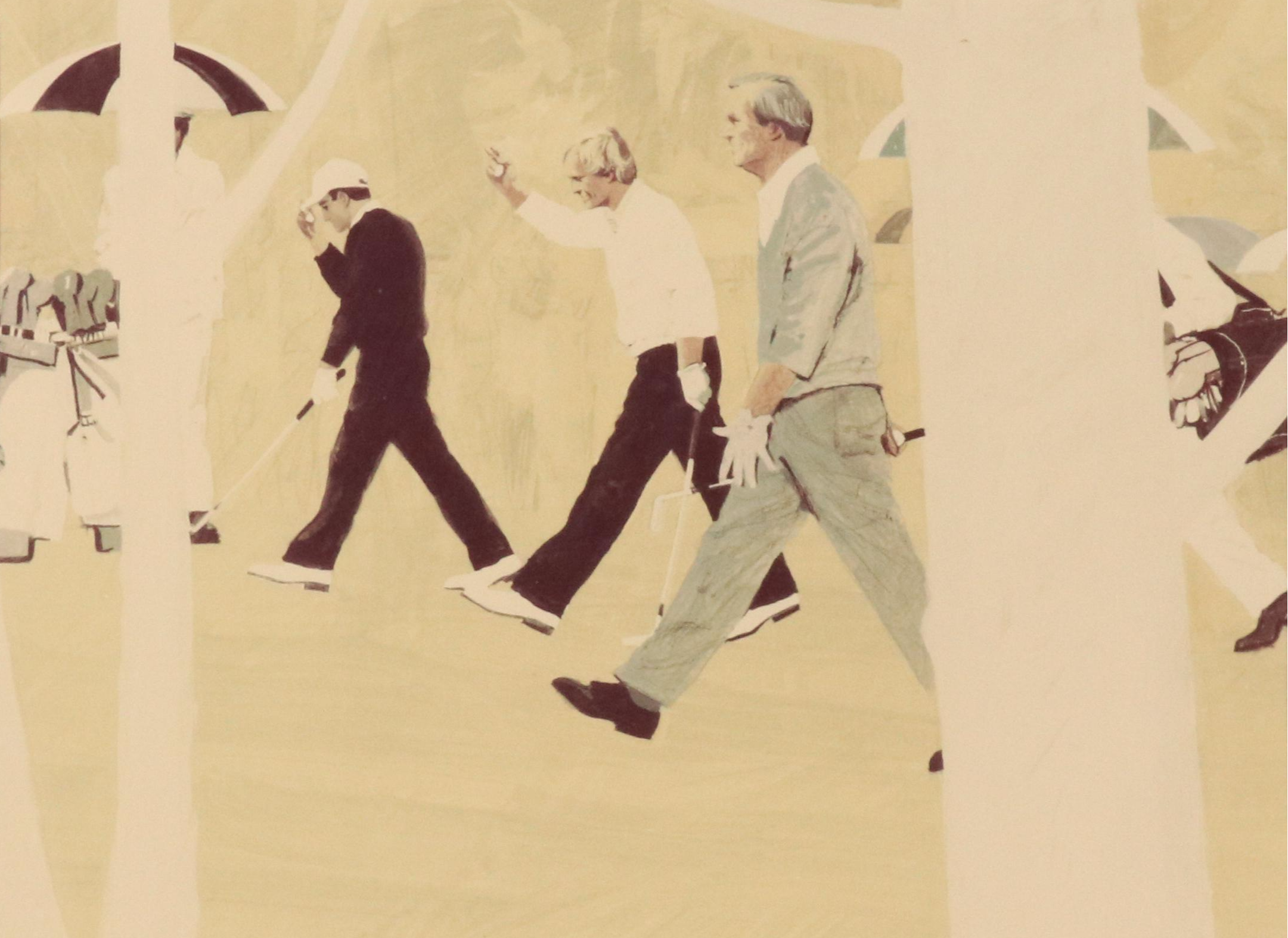 Ben Jaroslaw Golf Illustration Chromogenic Photograph "1st Low Gross Seniors"