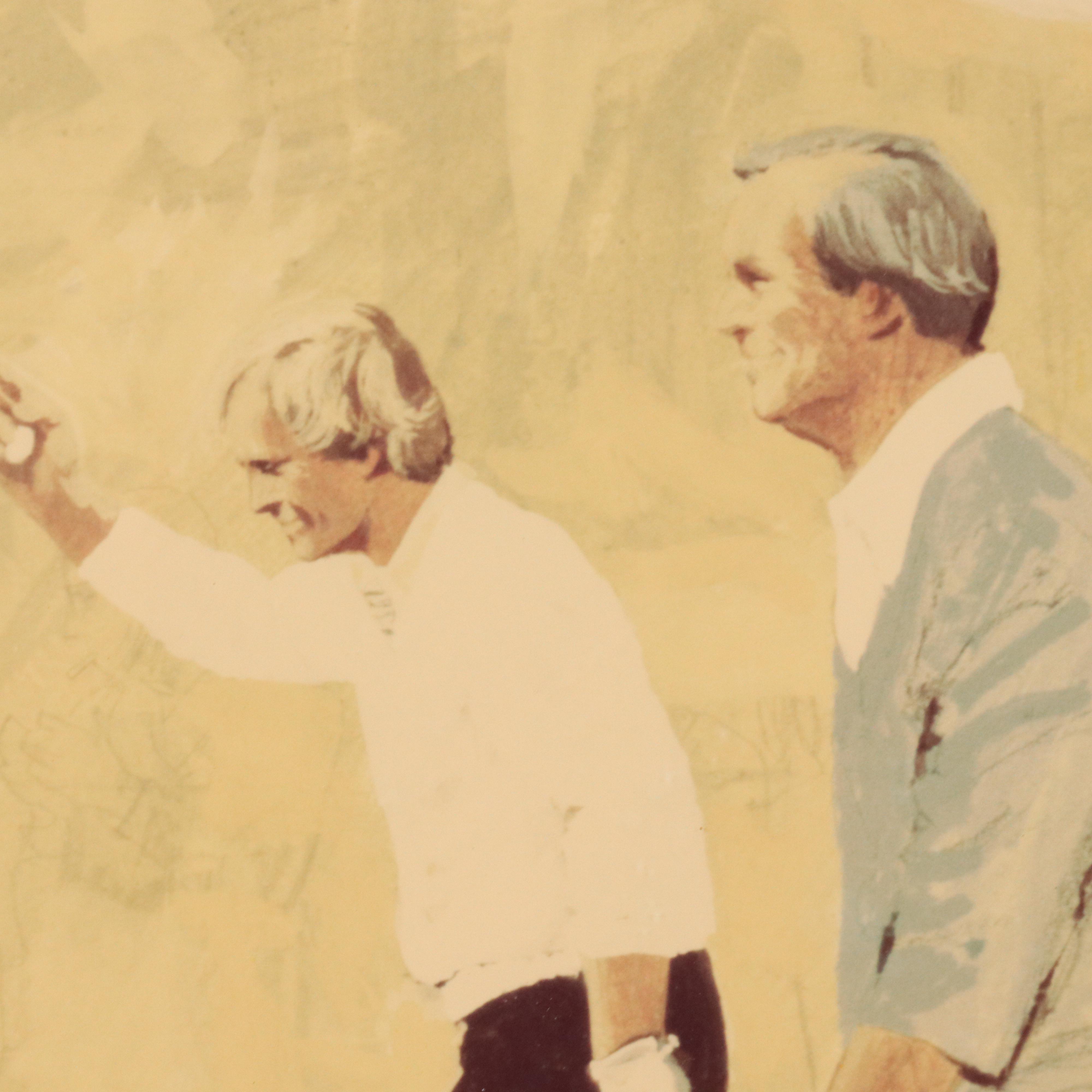 Ben Jaroslaw Golf Illustration Chromogenic Photograph "1st Low Gross Seniors"