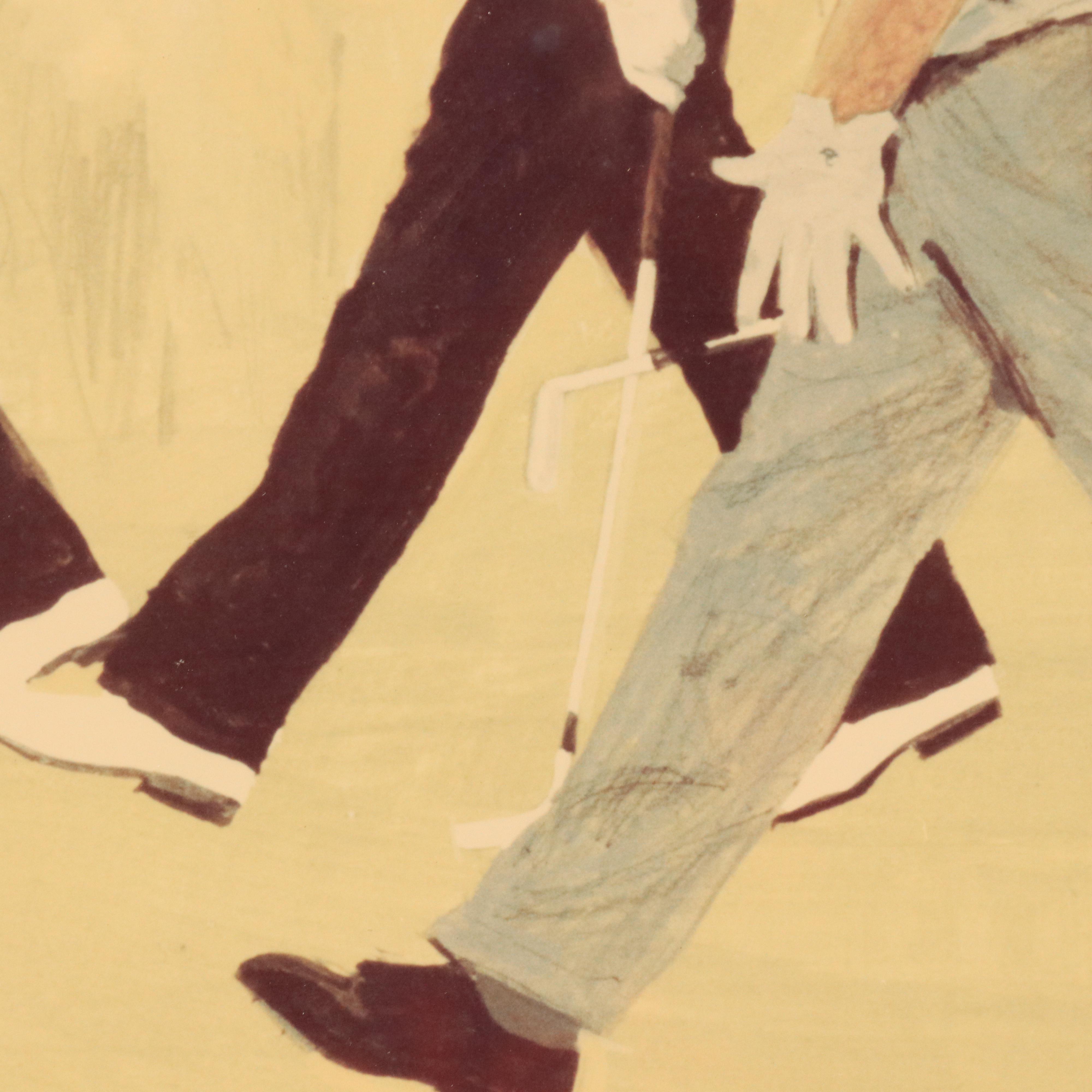 Ben Jaroslaw Golf Illustration Chromogenic Photograph "1st Low Gross Seniors"