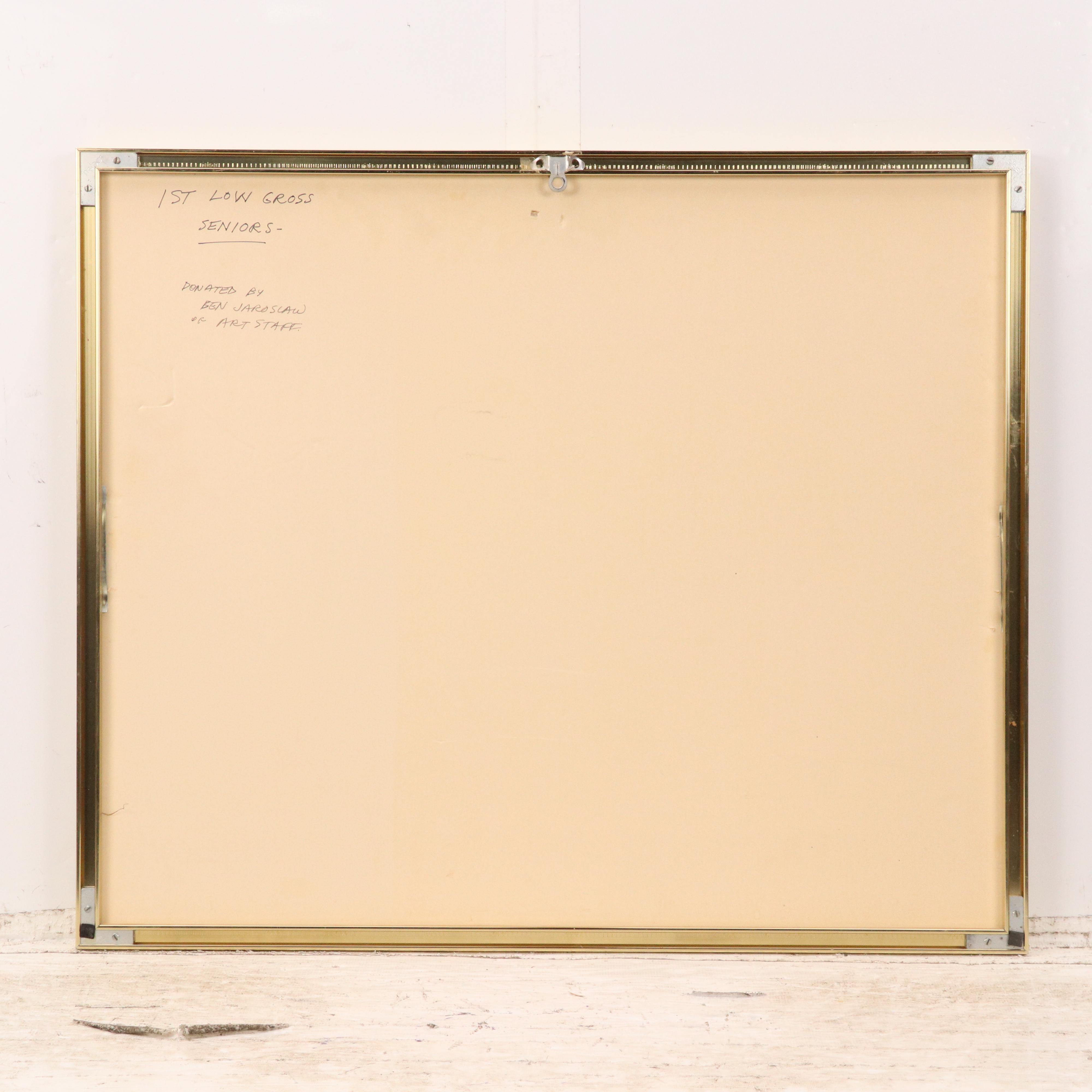 Ben Jaroslaw Golf Illustration Chromogenic Photograph "1st Low Gross Seniors"