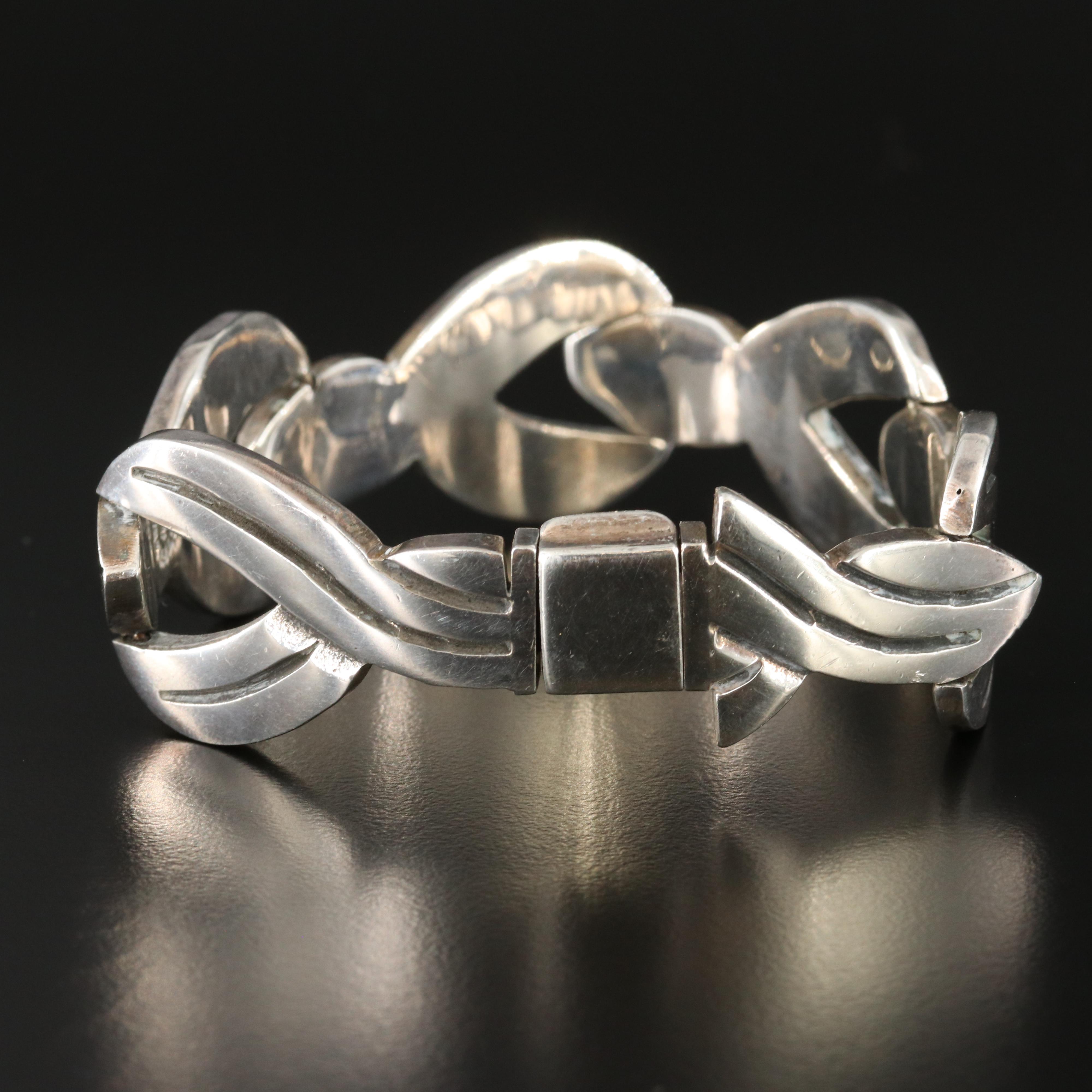Taxco Sterling Link Bracelet