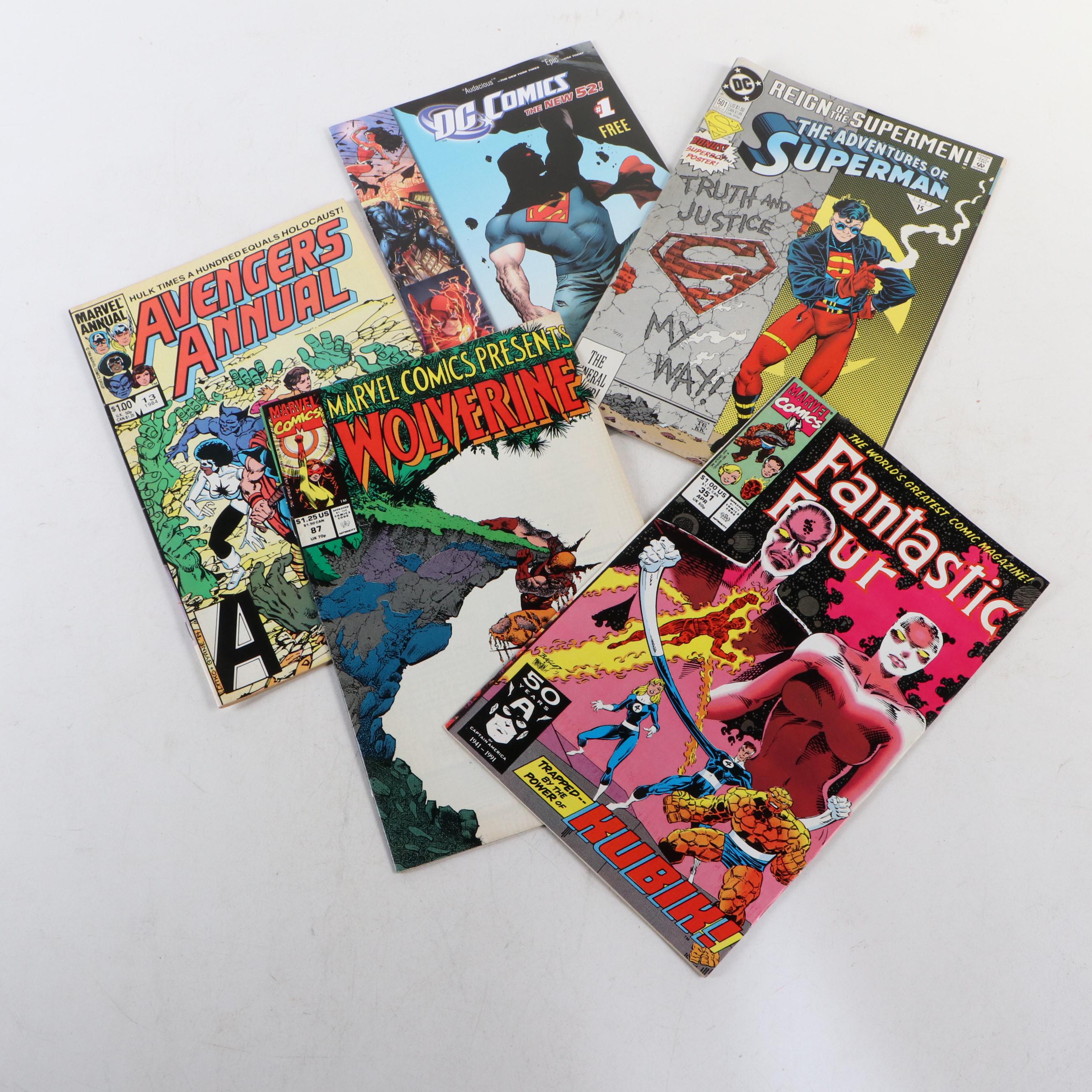 Bronze-Modern Age Comic Books Featuring "Fantastic Four" and More