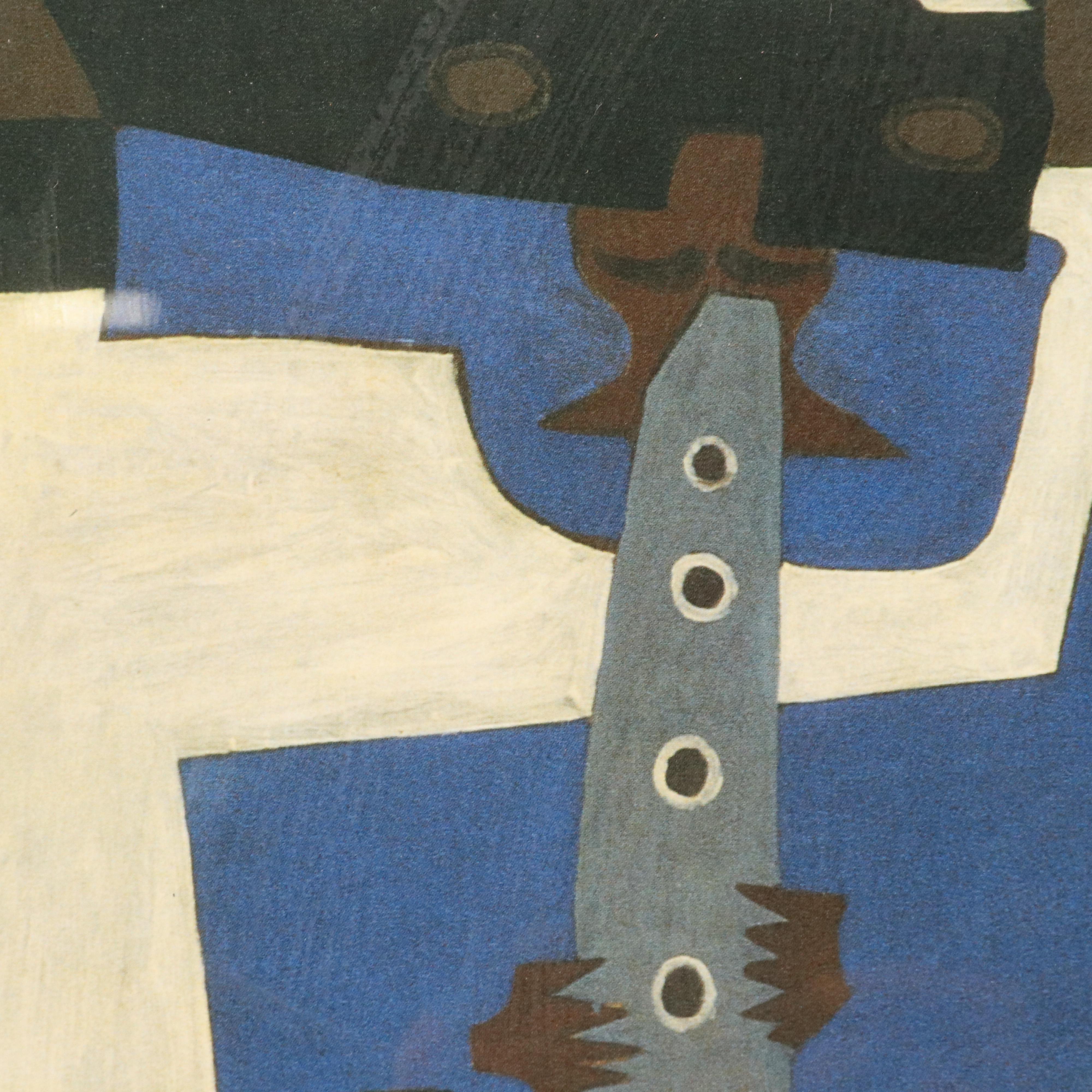 Offset Lithograph After Pablo Picasso "Three Musicians," 1997