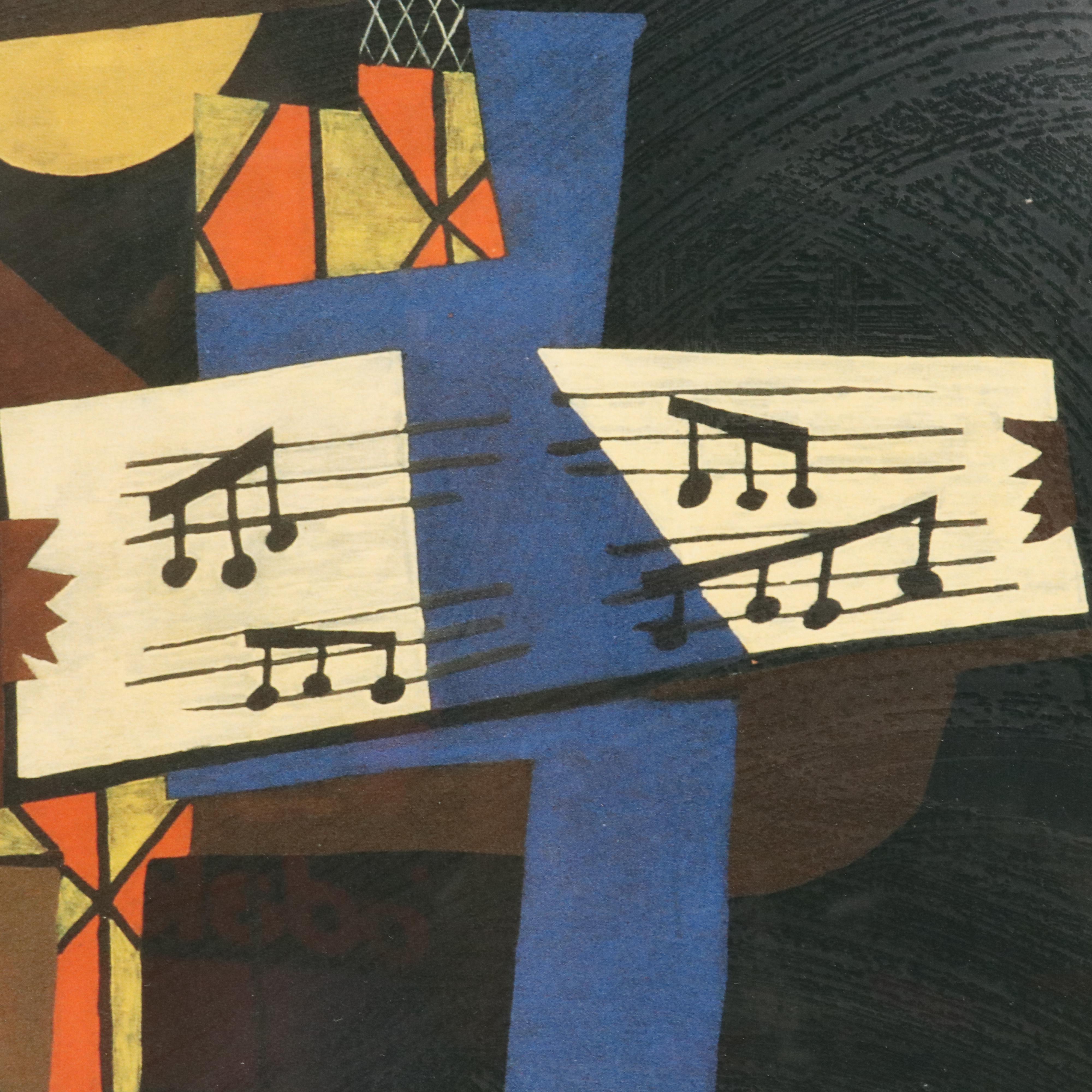 Offset Lithograph After Pablo Picasso "Three Musicians," 1997