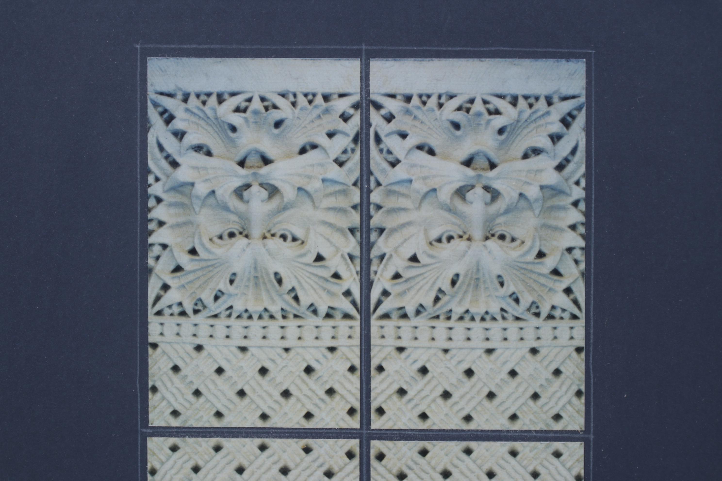 Framed Group of Four Photographic "Green Man" Prints