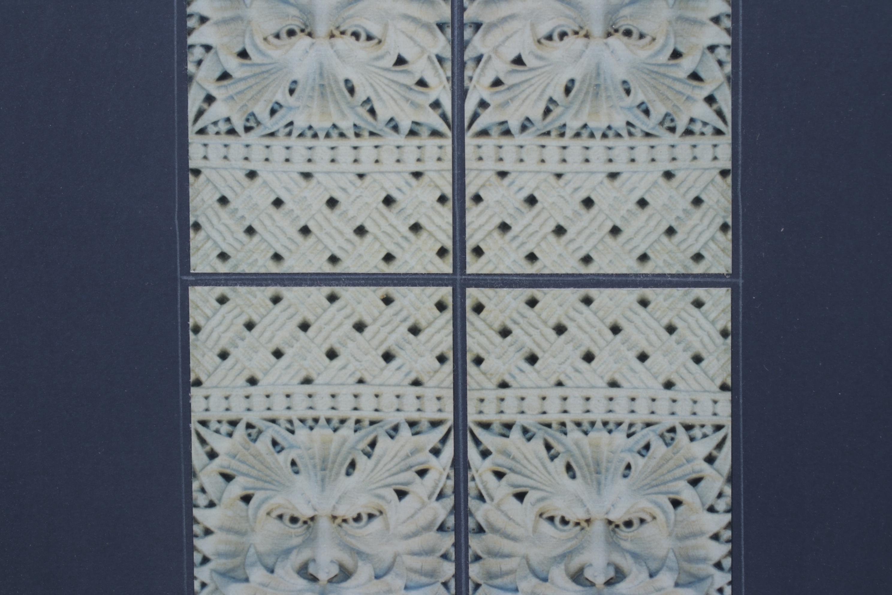 Framed Group of Four Photographic "Green Man" Prints