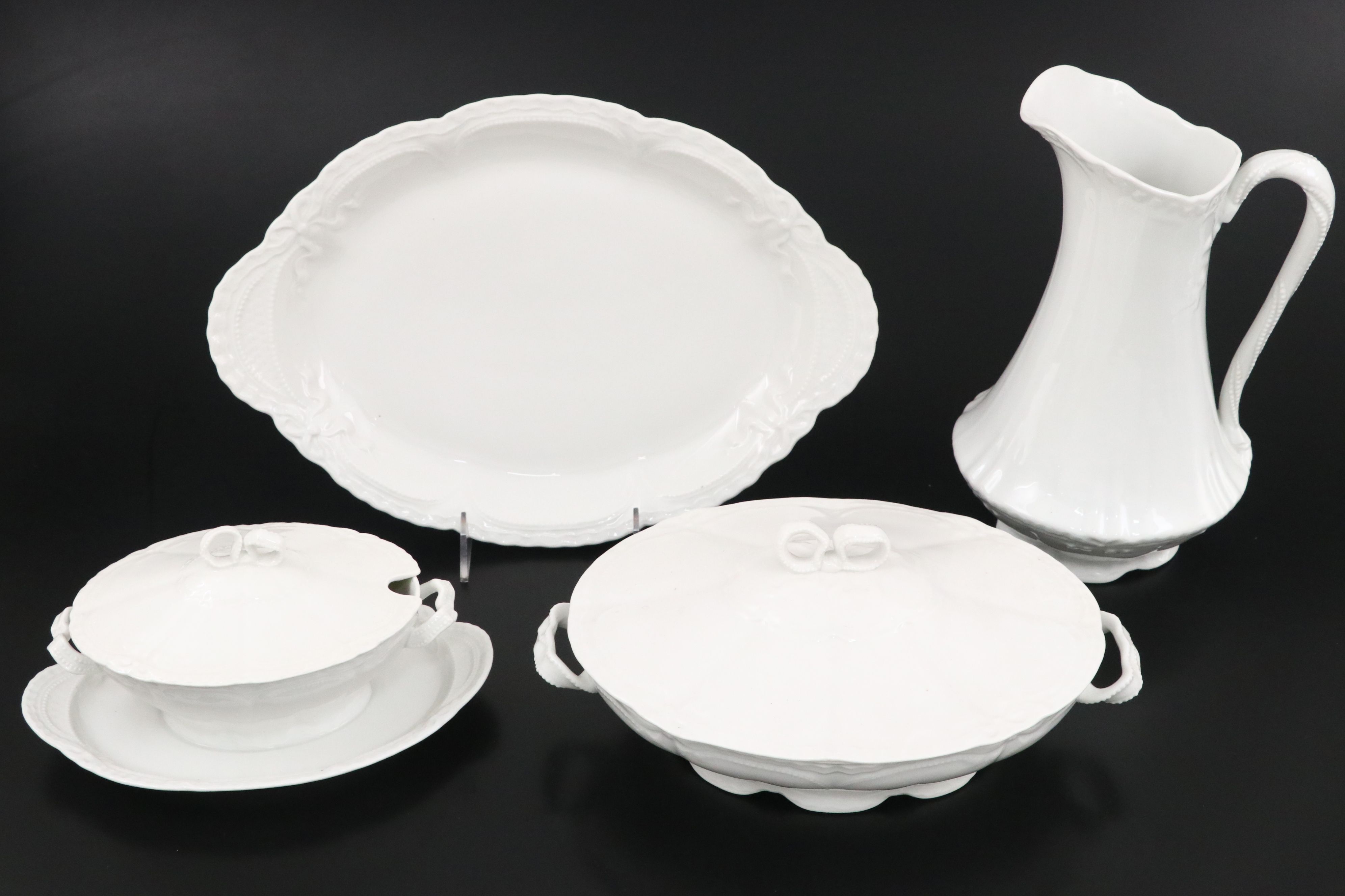 Theodore Haviland with Other White Porcelain Dinnerware and Serving Pieces