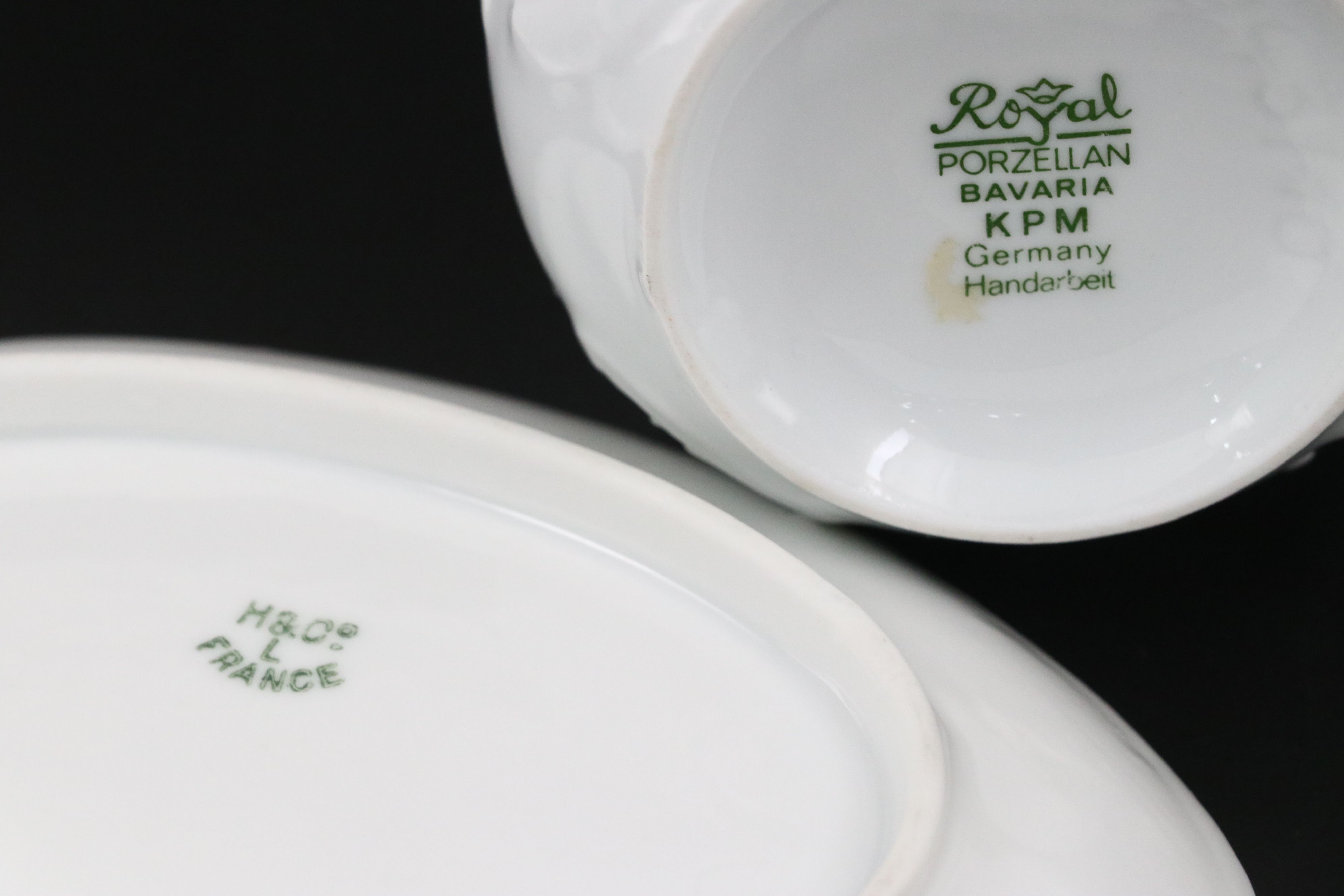 Theodore Haviland with Other White Porcelain Dinnerware and Serving Pieces