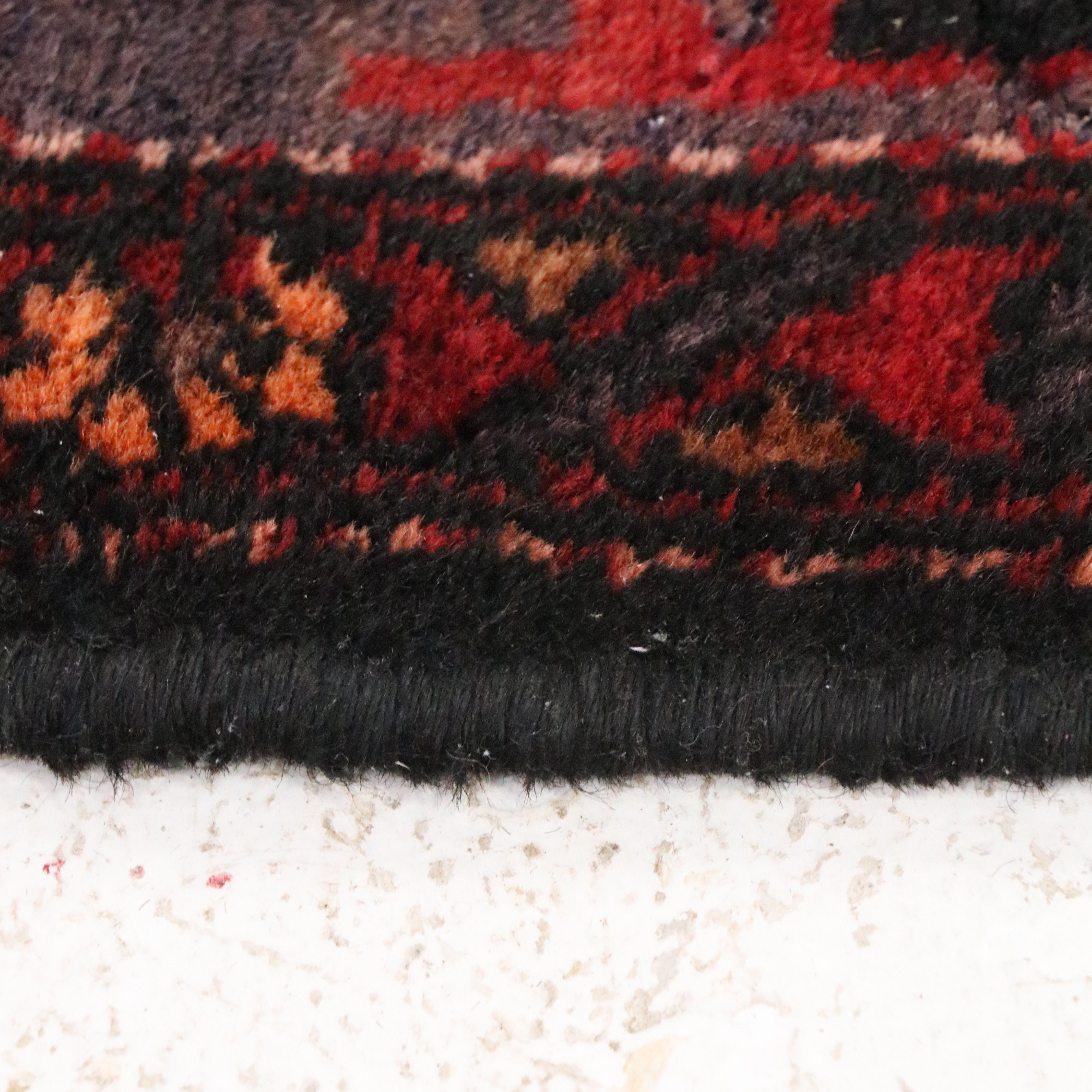 4'5 x 6'7 Hand-Knotted Persian Hamadan Area Rug