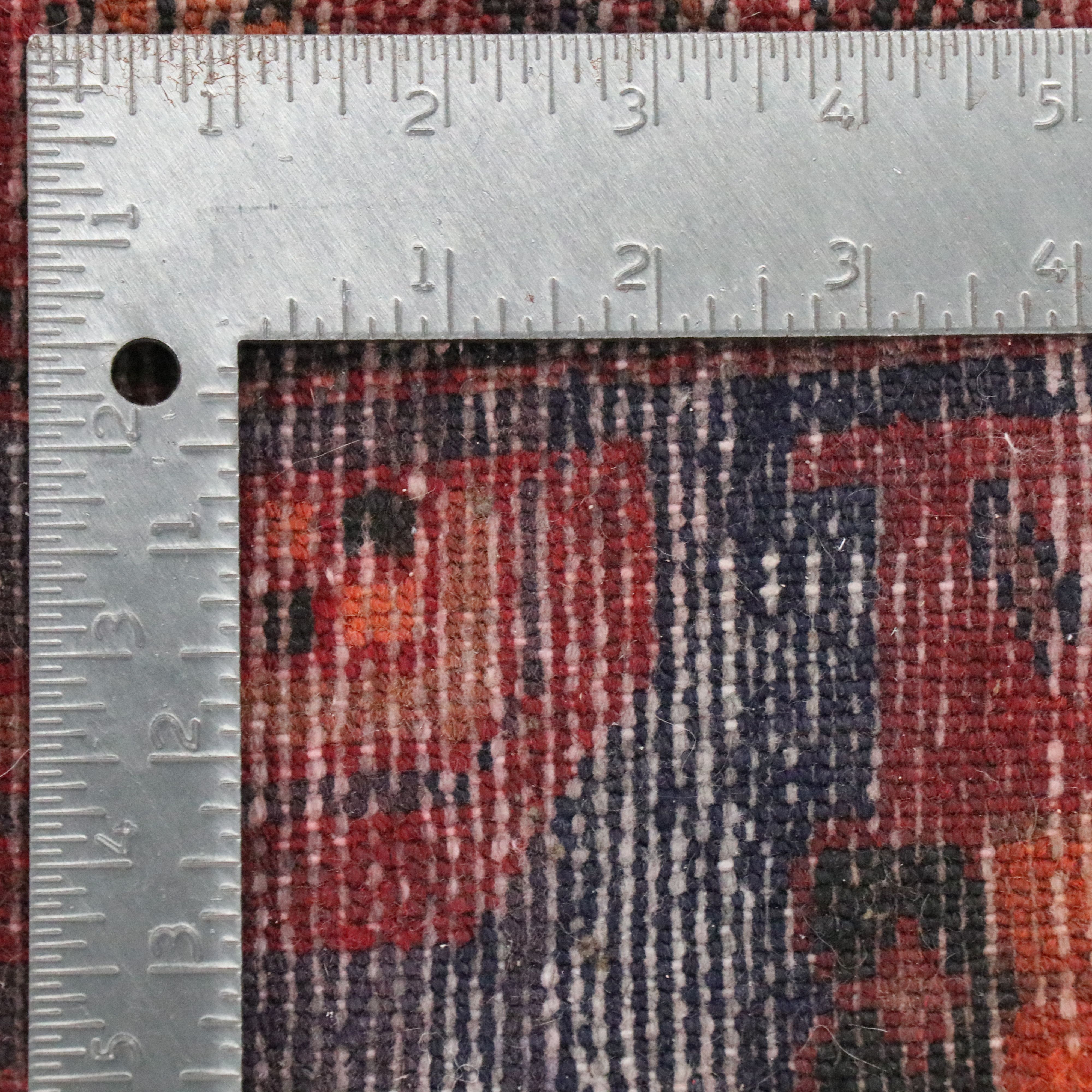 4'5 x 6'7 Hand-Knotted Persian Hamadan Area Rug