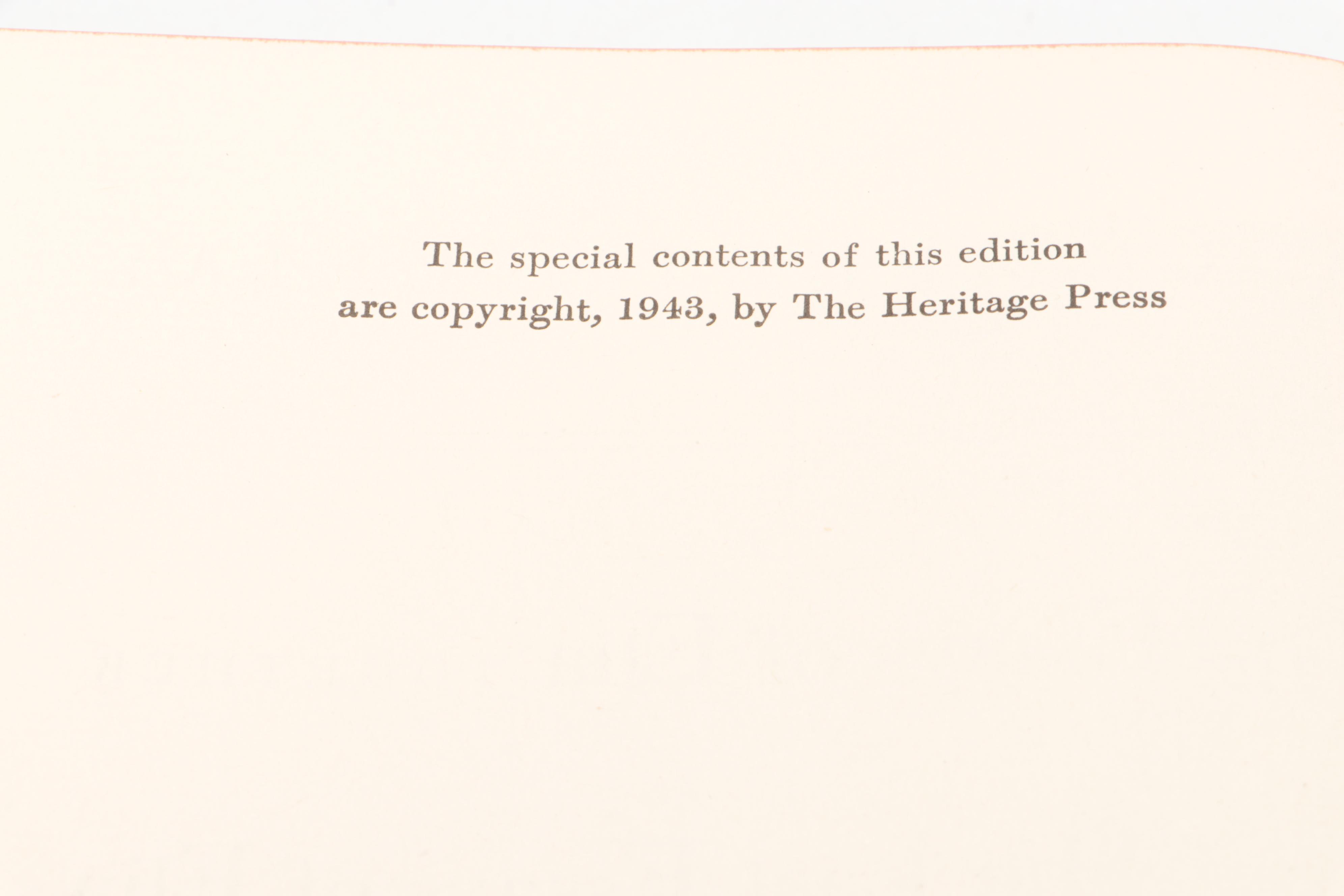 Heritage Press "The Stranger," "Moby-Dick," and More Literary Classics