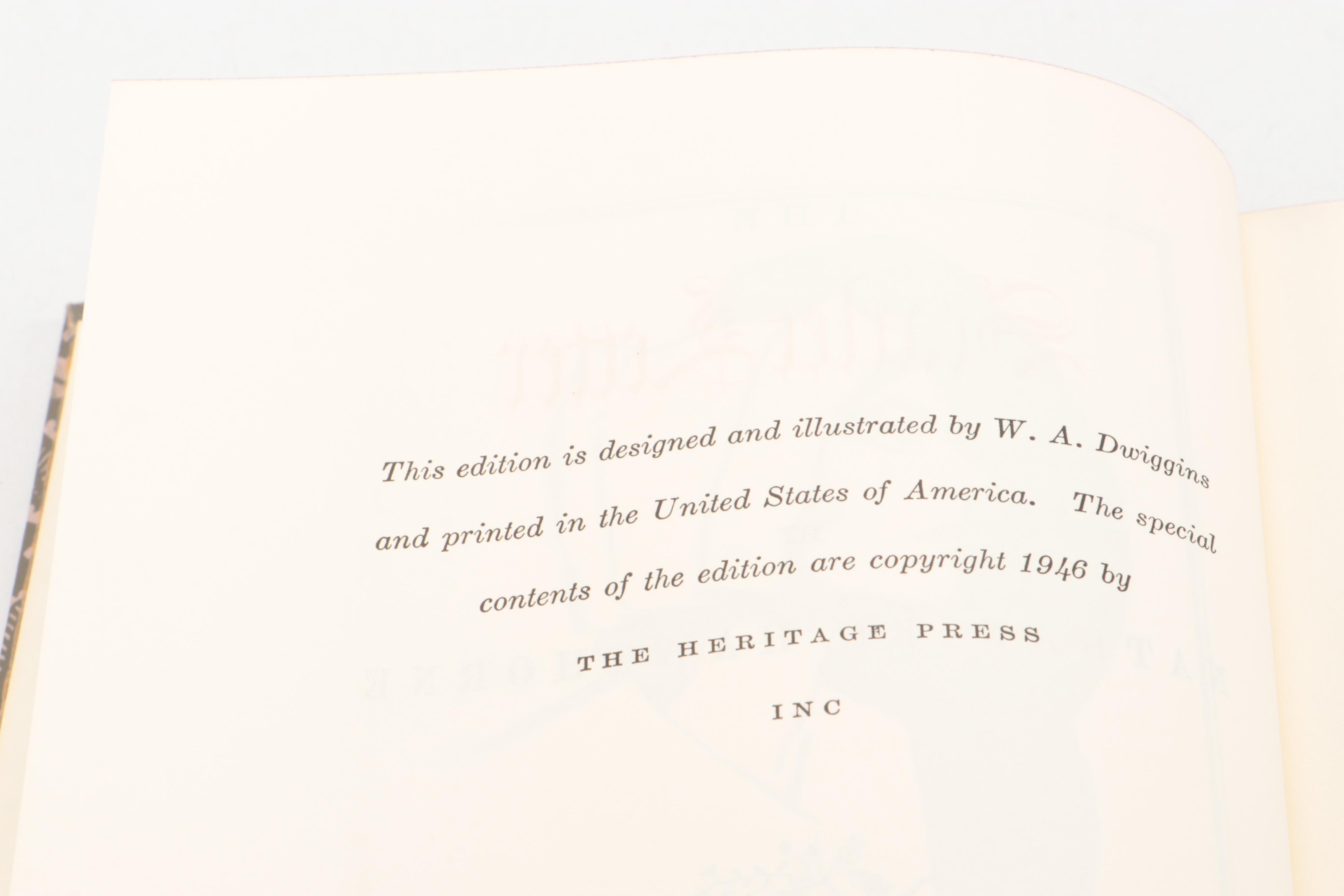 Heritage Press "The Stranger," "Moby-Dick," and More Literary Classics