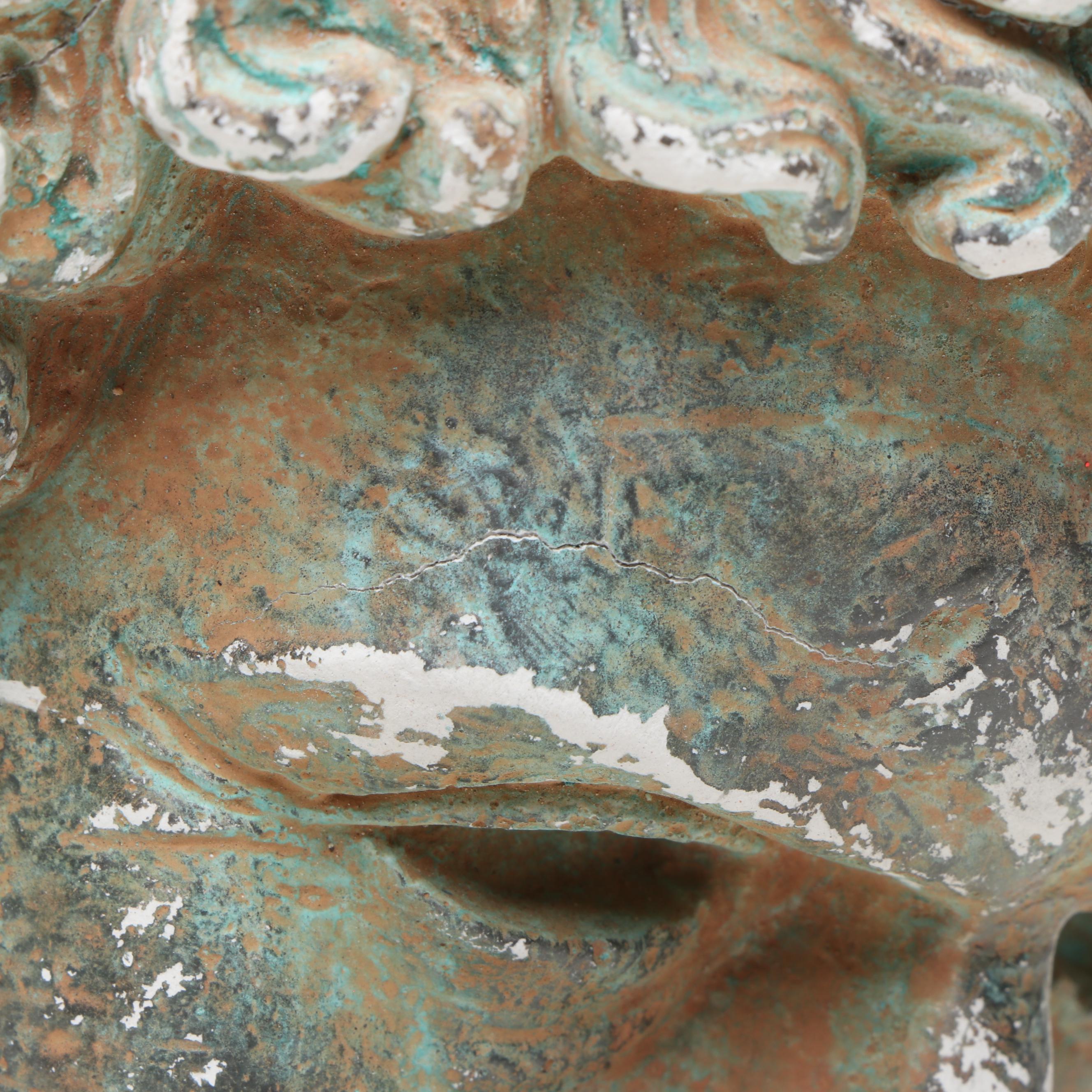 Hellenistic Greek Style Plaster Portrait Bust from Olympia Museum "Boxer"