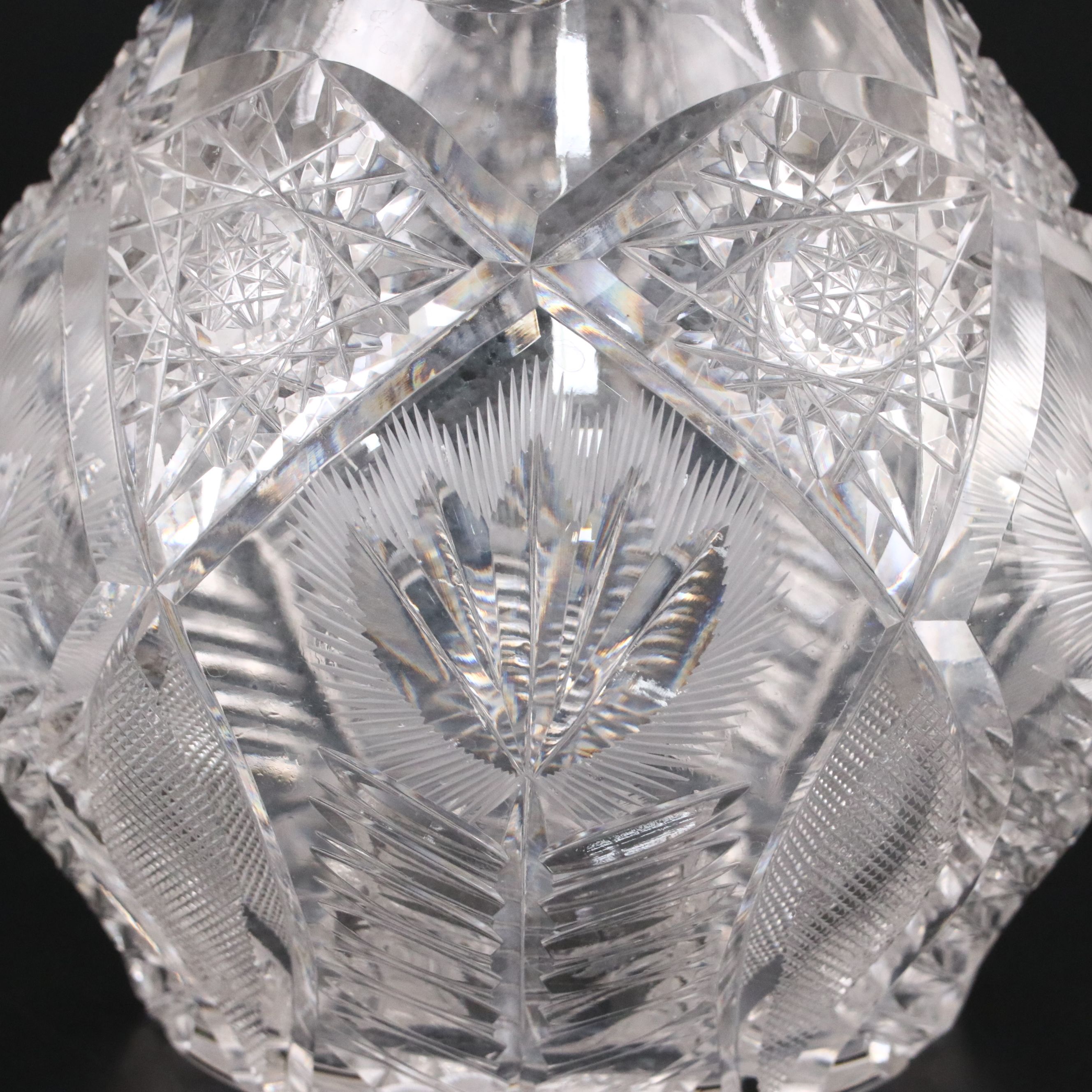 Waterford and Other American Brilliant Cut Crystal Decanters