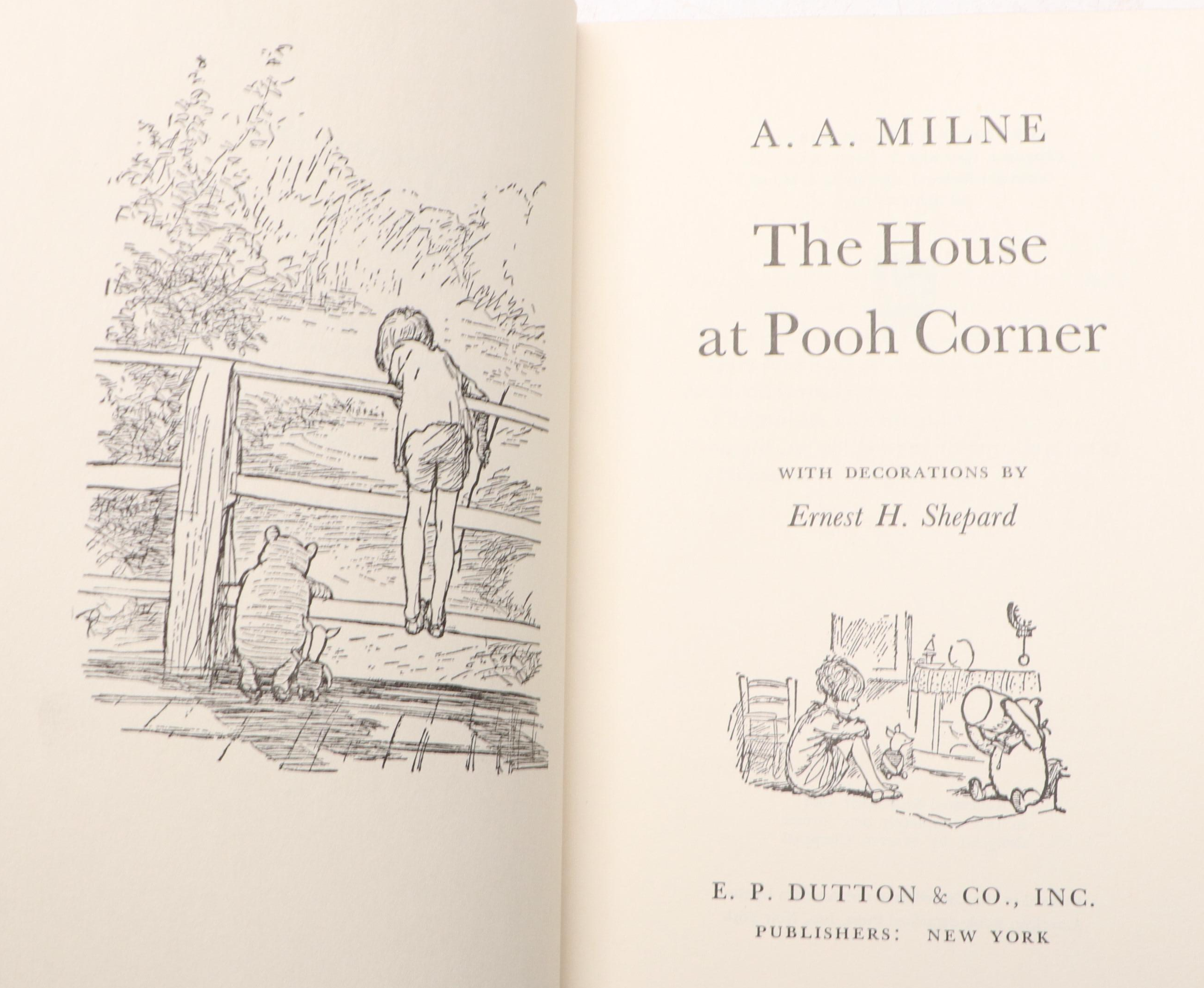 Illustrated "The House at Pooh Corner" by A. A. Milne and More Books