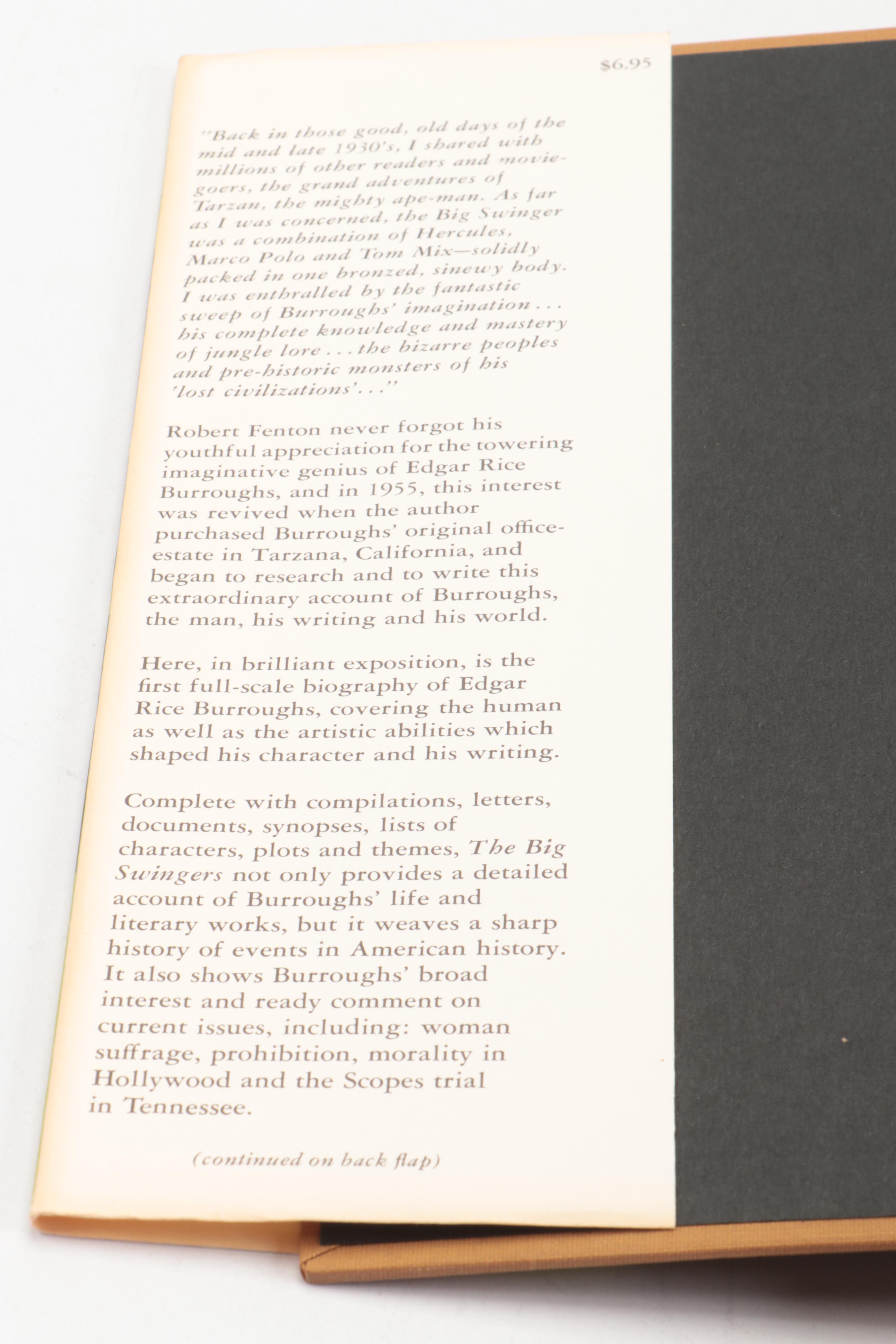 First Edition "The Big Swingers" by Robert W. Fenton with "The Jungle Tales"