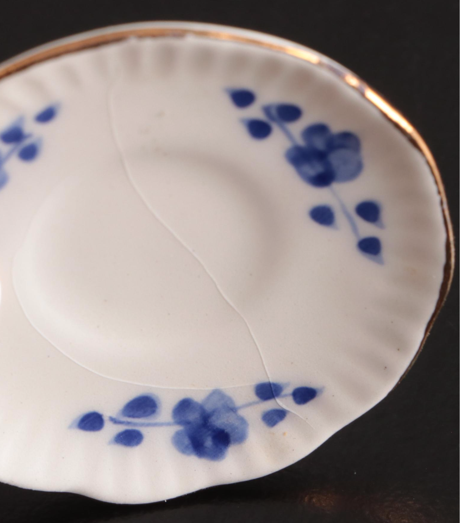 Miniature Blue on White Porcelain Teaware