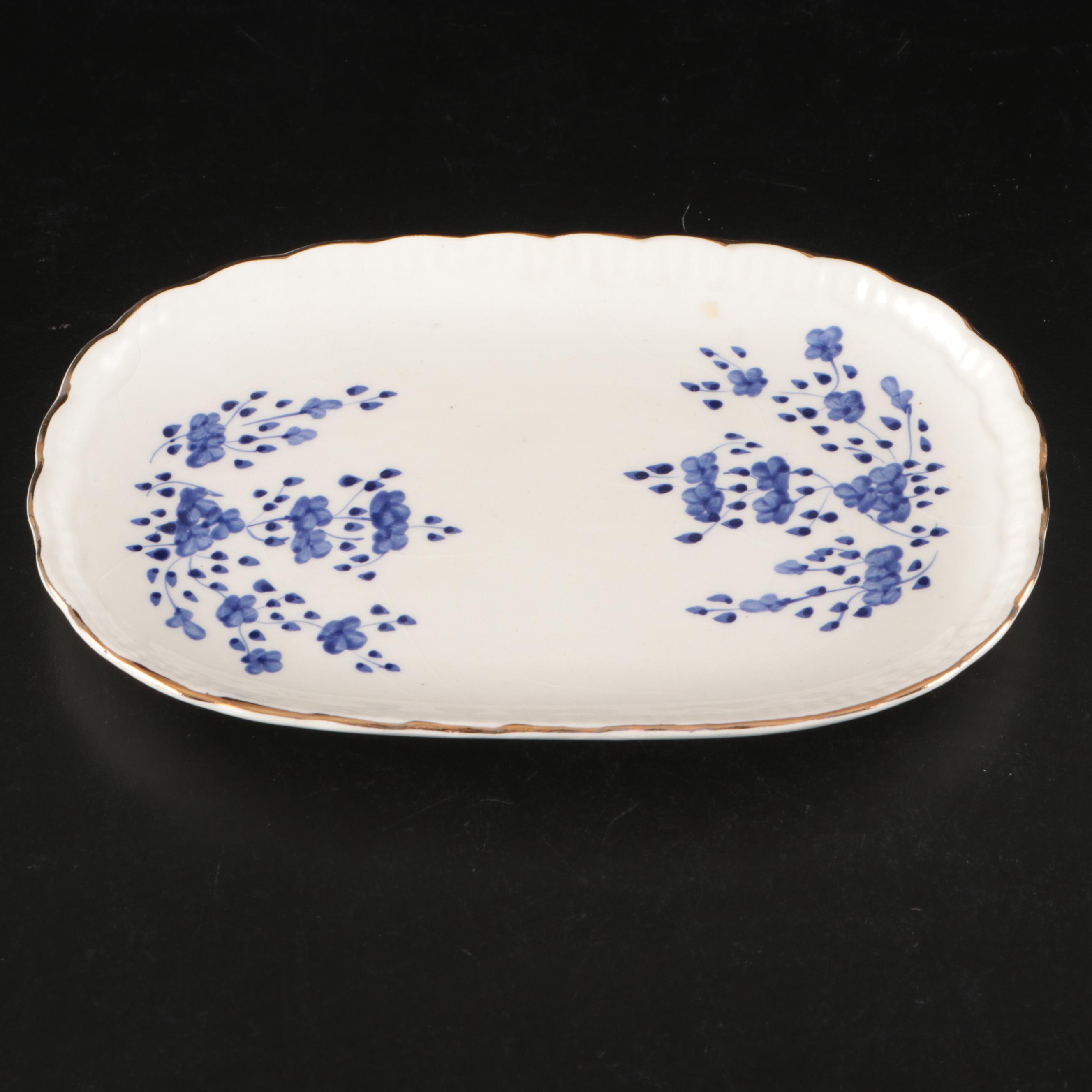 Miniature Blue on White Porcelain Teaware