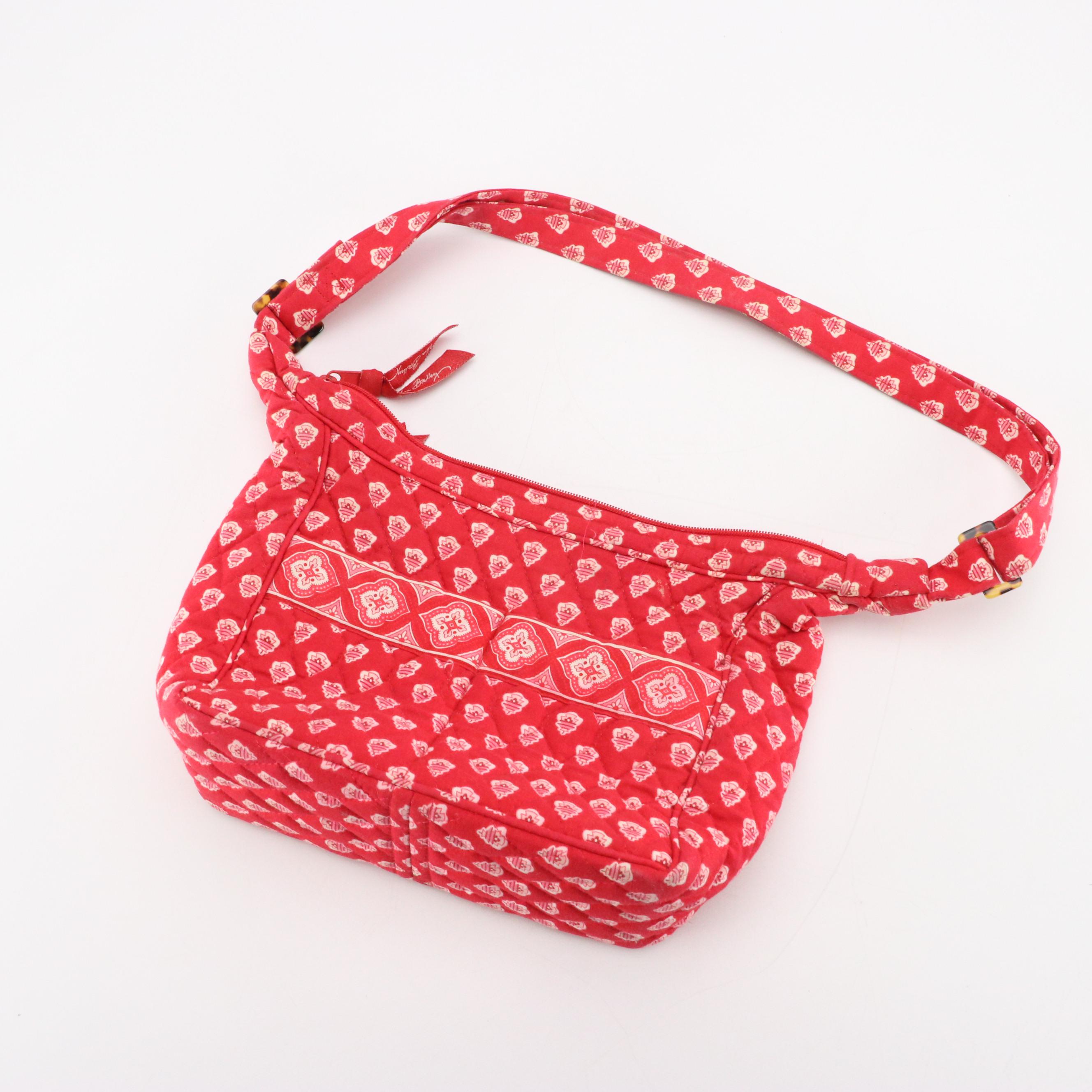 Vera Bradley Mini Laptop Case, Crossbody and Shoulder Bags in Patterned Cotton