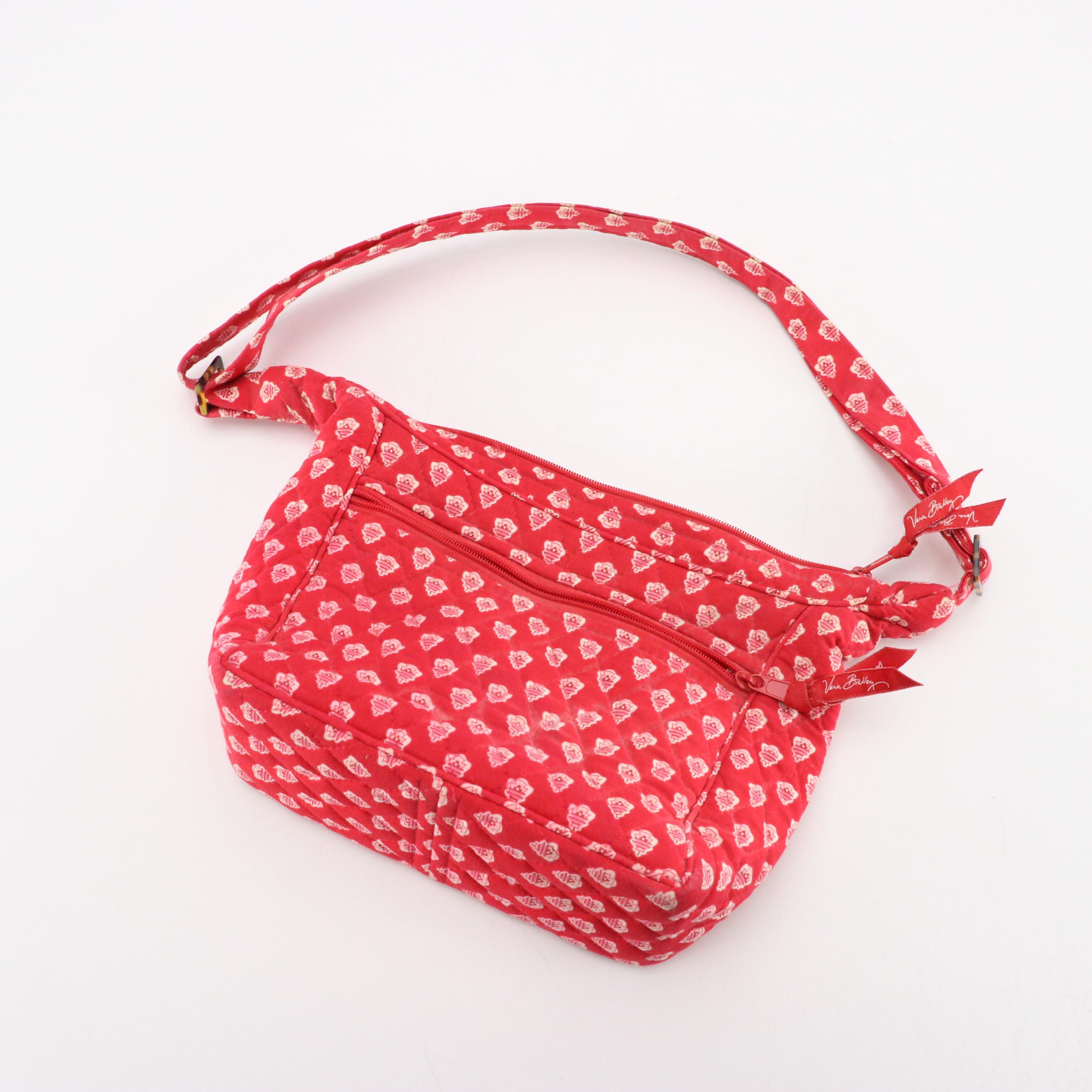 Vera Bradley Mini Laptop Case, Crossbody and Shoulder Bags in Patterned Cotton